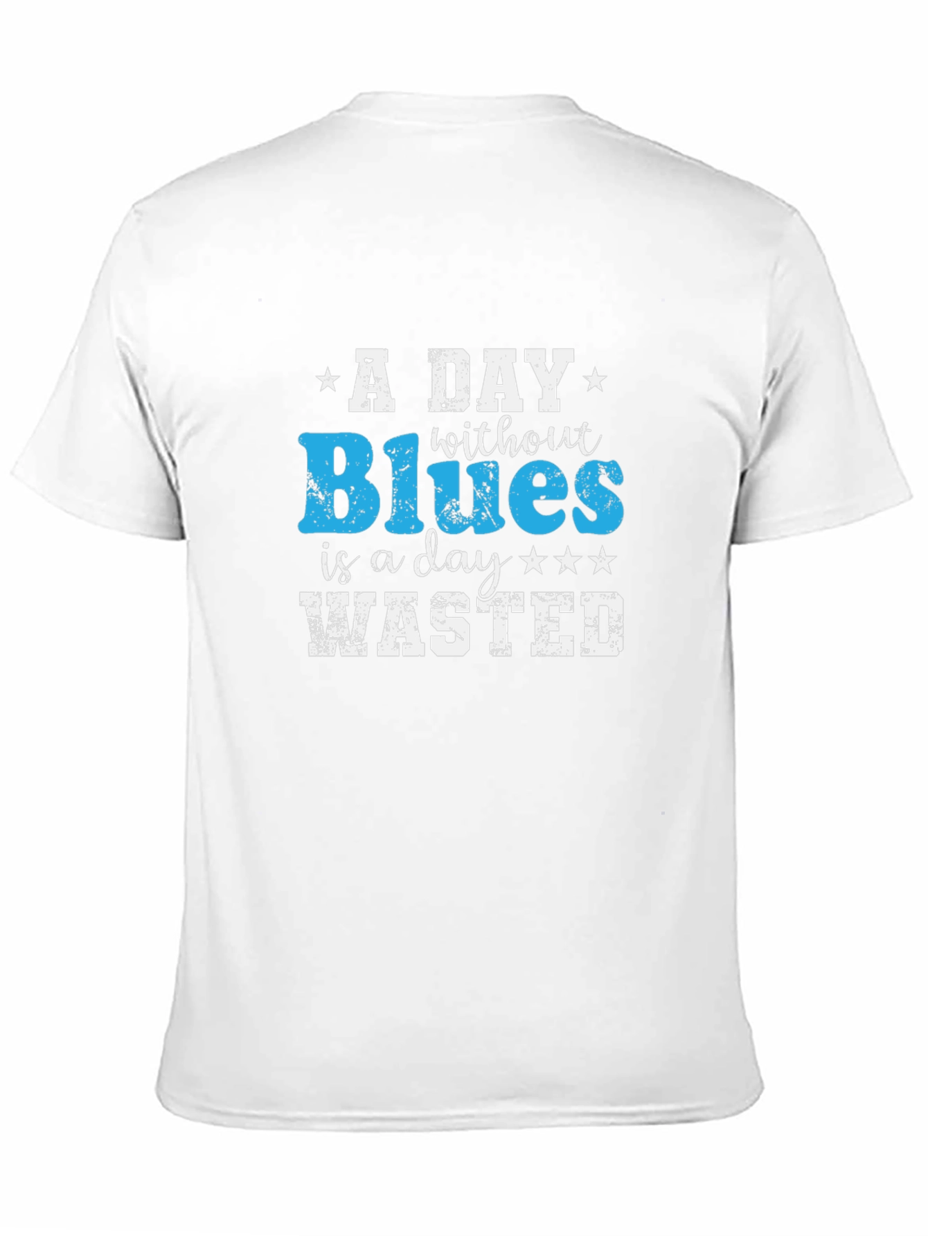 Black Blues Music Lover T-Shirt - A Day Without Blues view 11