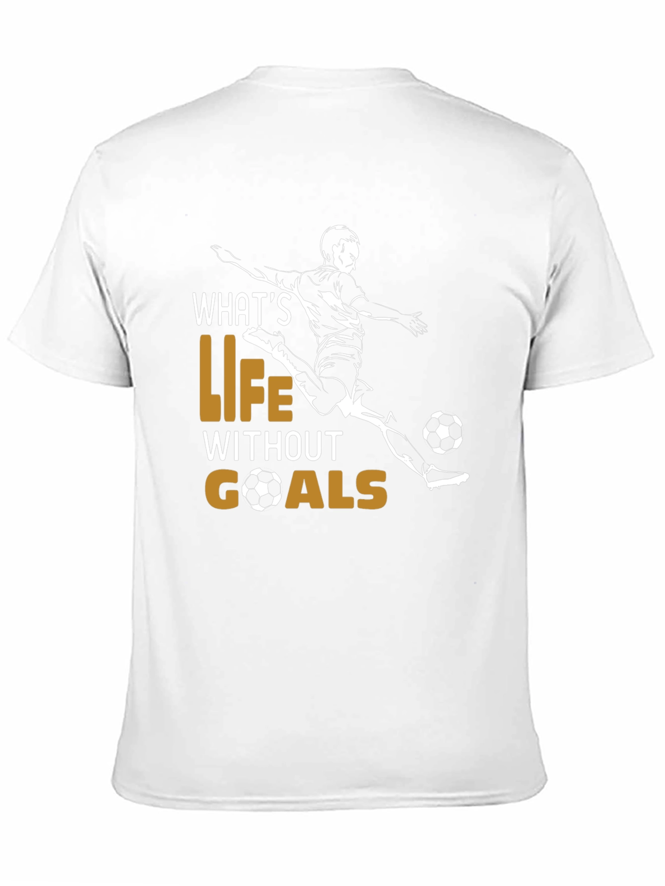 Soccer Life Goals Graphic T-Shirt - 11