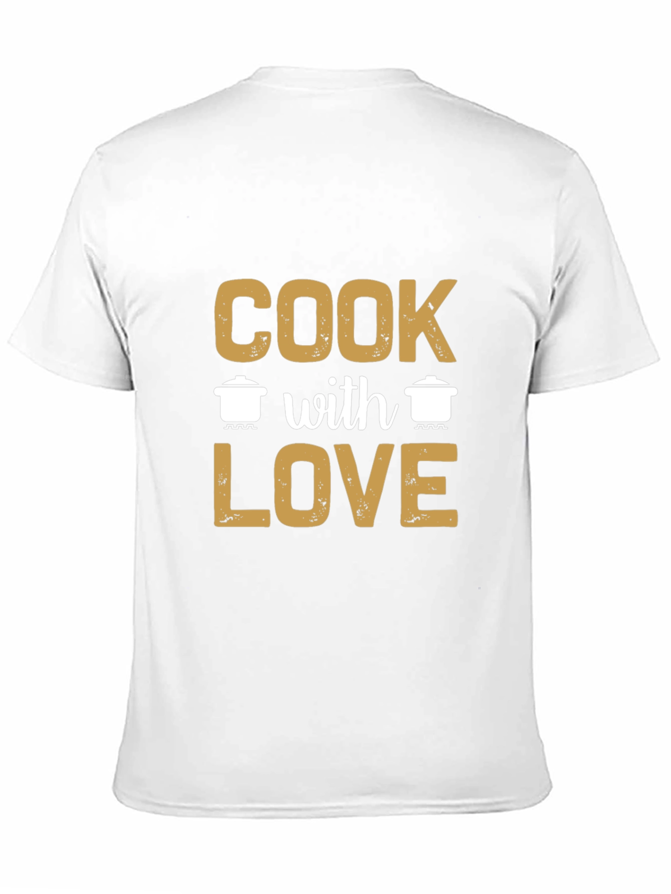 Cook With Love Graphic Tee - Black Casual Shirt - 11