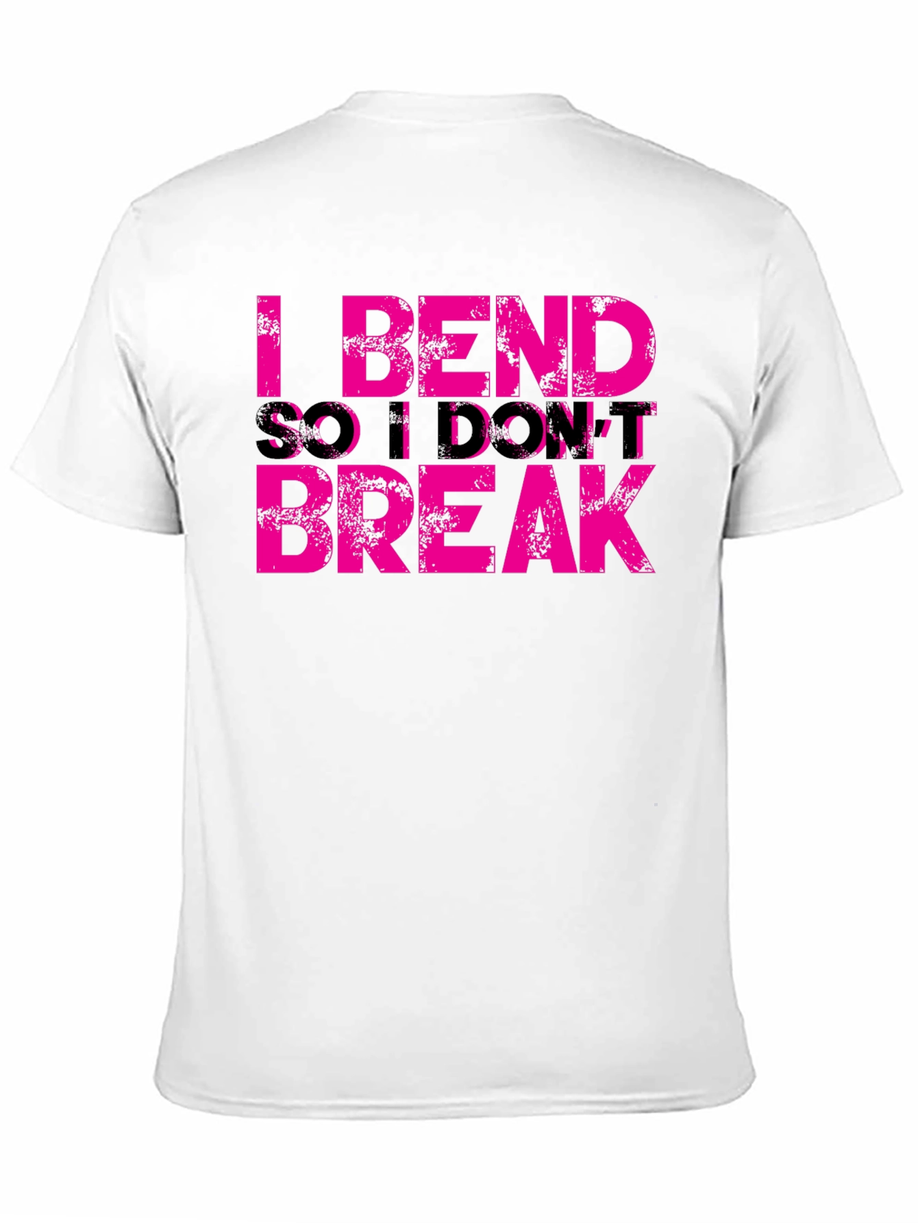 Black I Bend So I Don't Break Graphic Tee view 11
