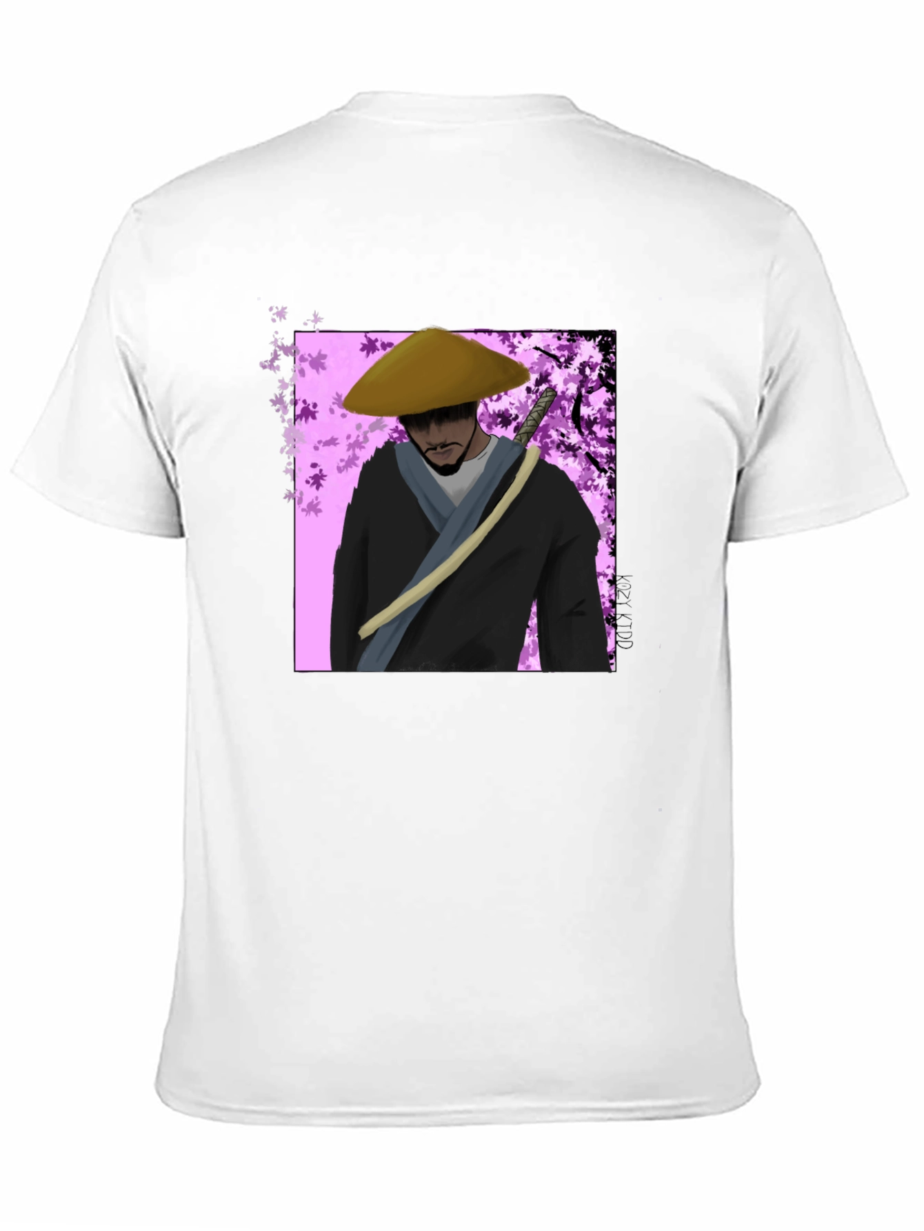 Black Samurai Graphic Tee - Urban Style T-Shirt view 11