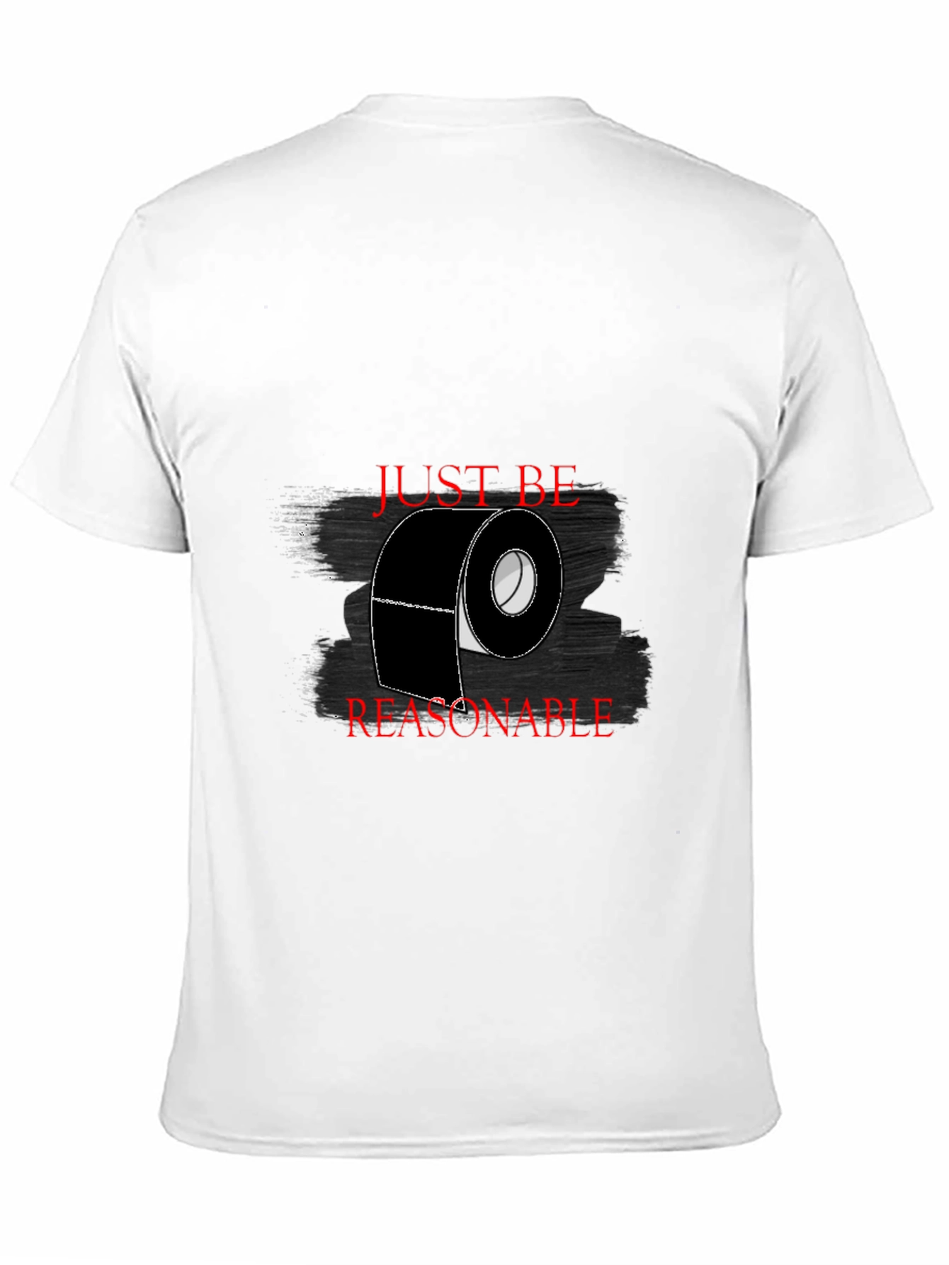 Black Just Be Reasonable T-Shirt - Black view 11