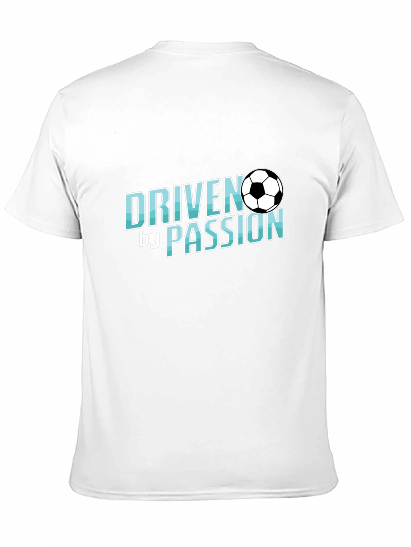 Black Driven by Passion Soccer T-Shirt view 11