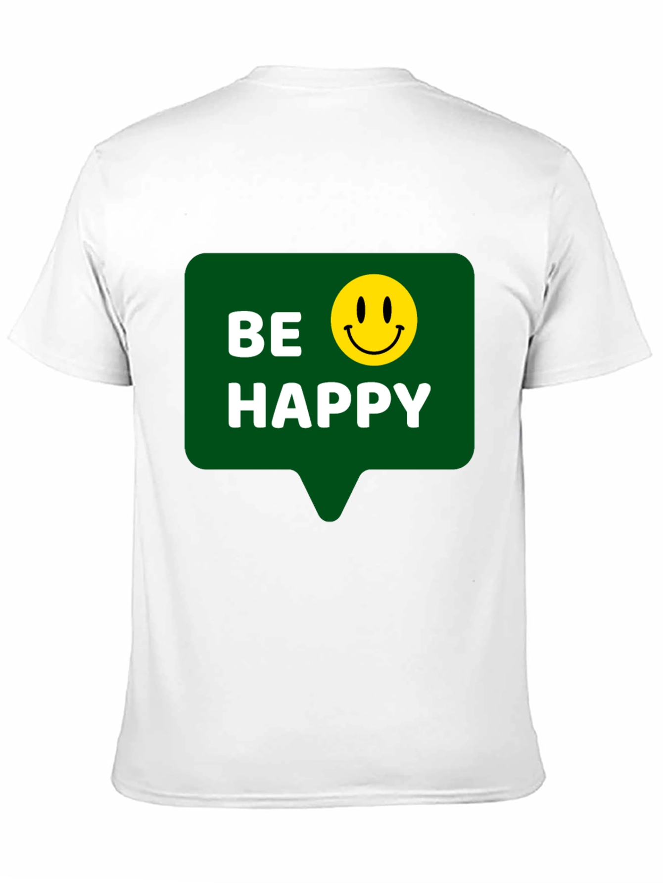 Black Be Happy T-Shirt - Positive Vibes - Everyday Wear view 11