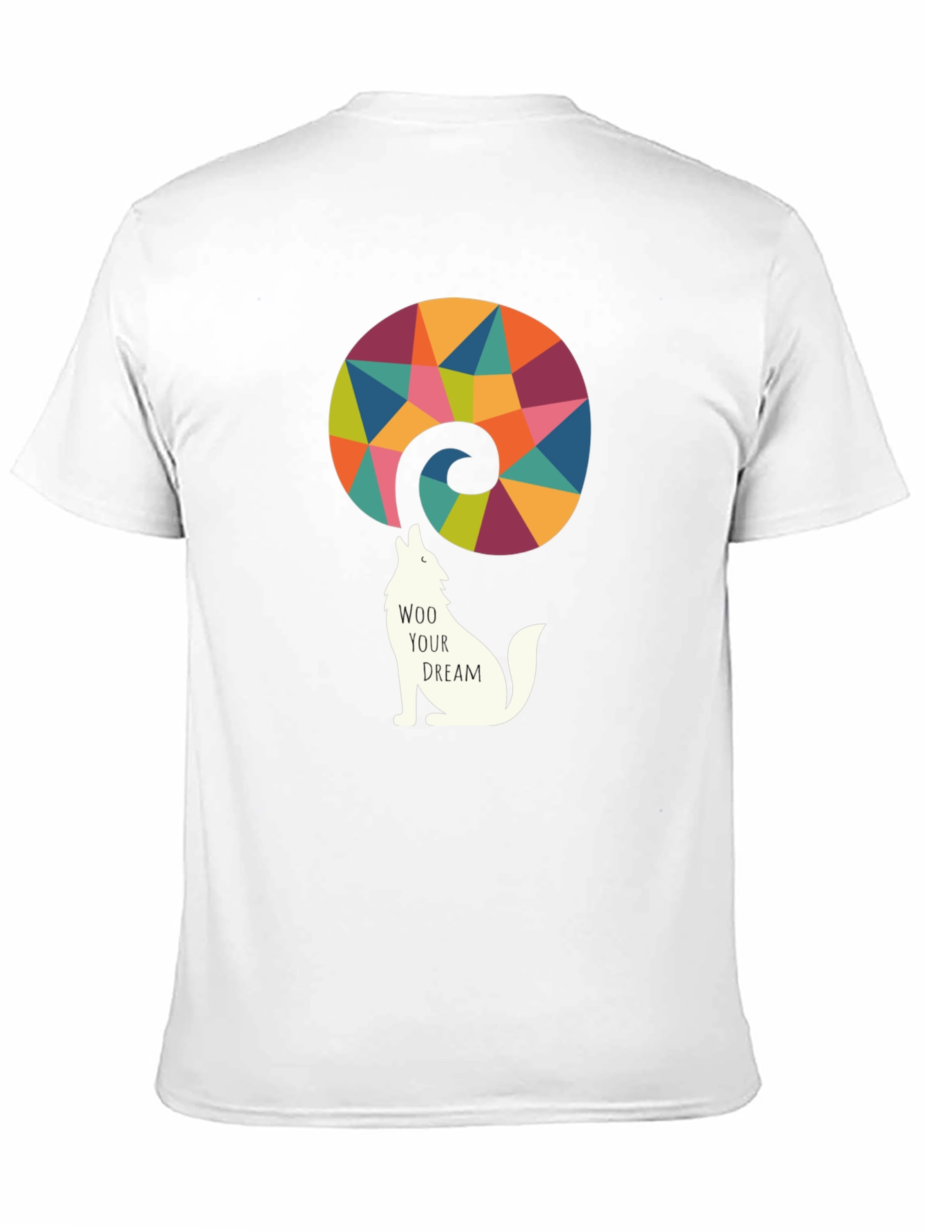 Black Woo Your Dream Wolf Graphic Tee view 11