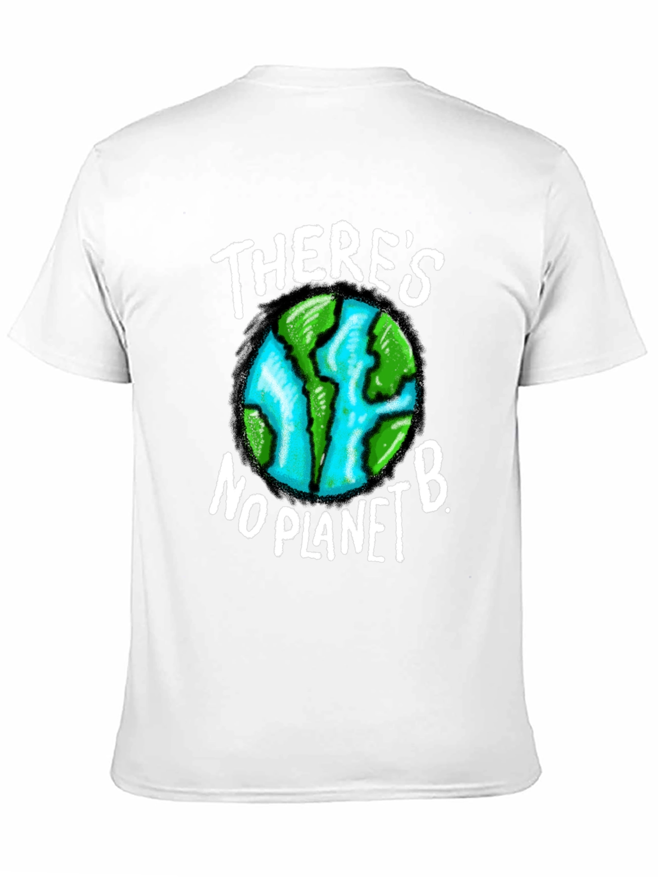 Black There's No Planet B Graphic T-Shirt view 11