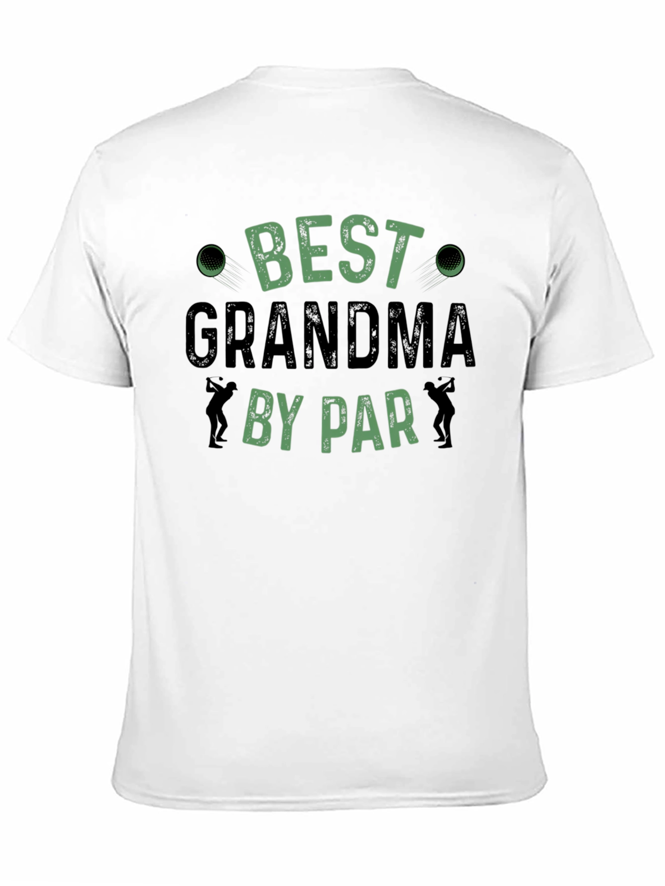 Black Best Grandma By Par Black T-Shirt view 11