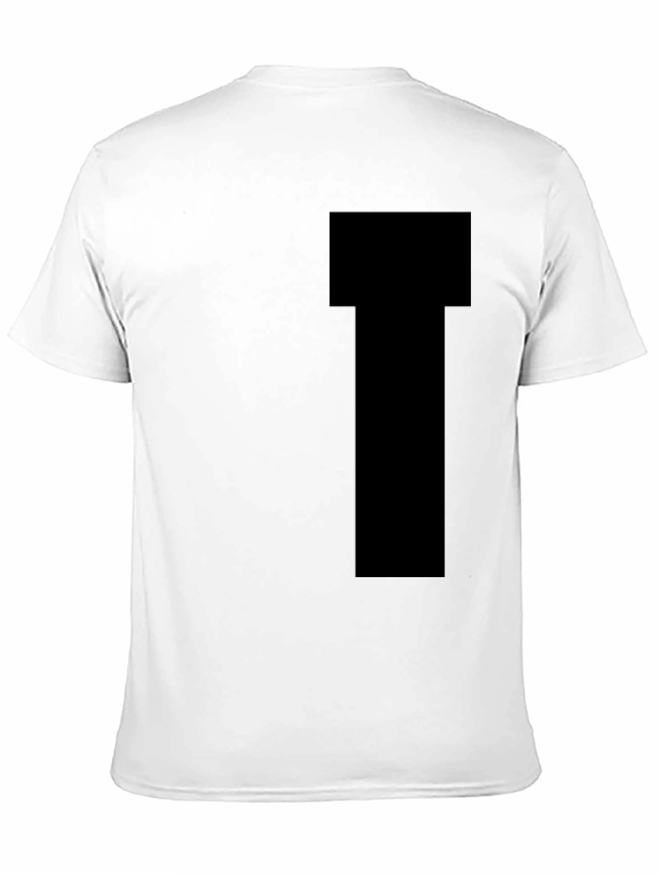 Black Men's Black Short Sleeve T-Shirt view 11