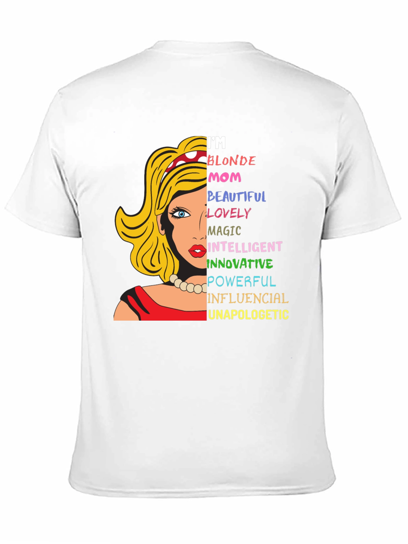 Black Blonde Mom Graphic Tee - Empowering Women's T-Shirt view 11