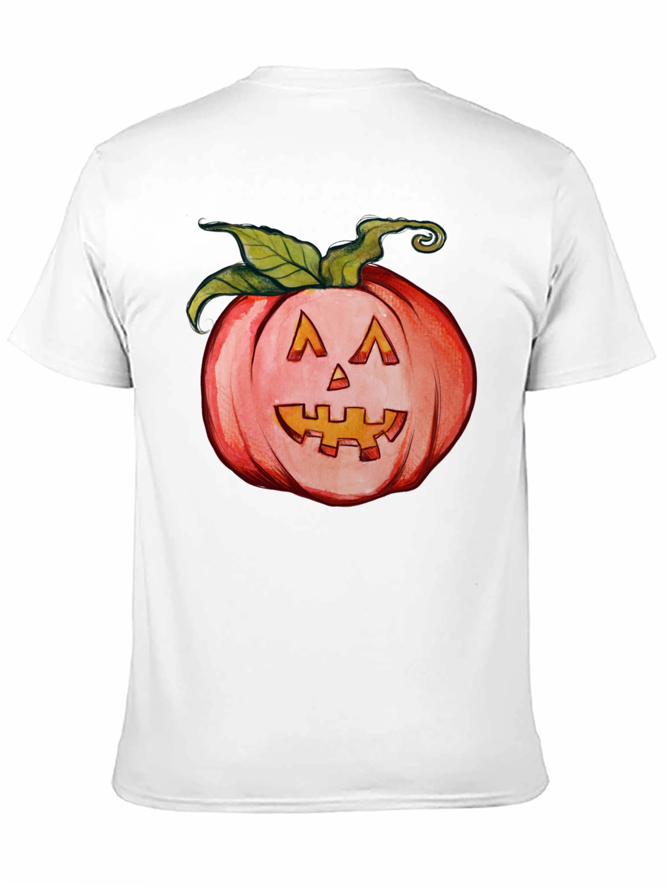 Black Halloween Pumpkin Graphic T-Shirt view 11