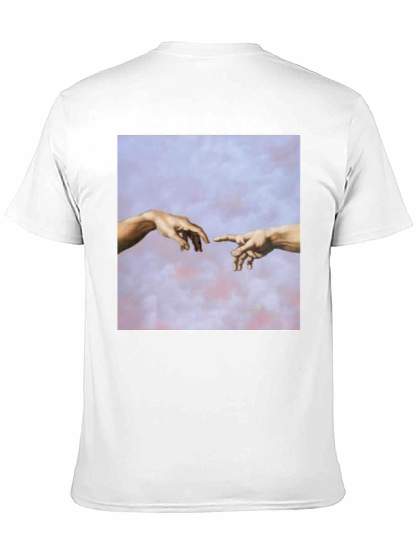 Black Creation of Adam Graphic Tee - Black view 11