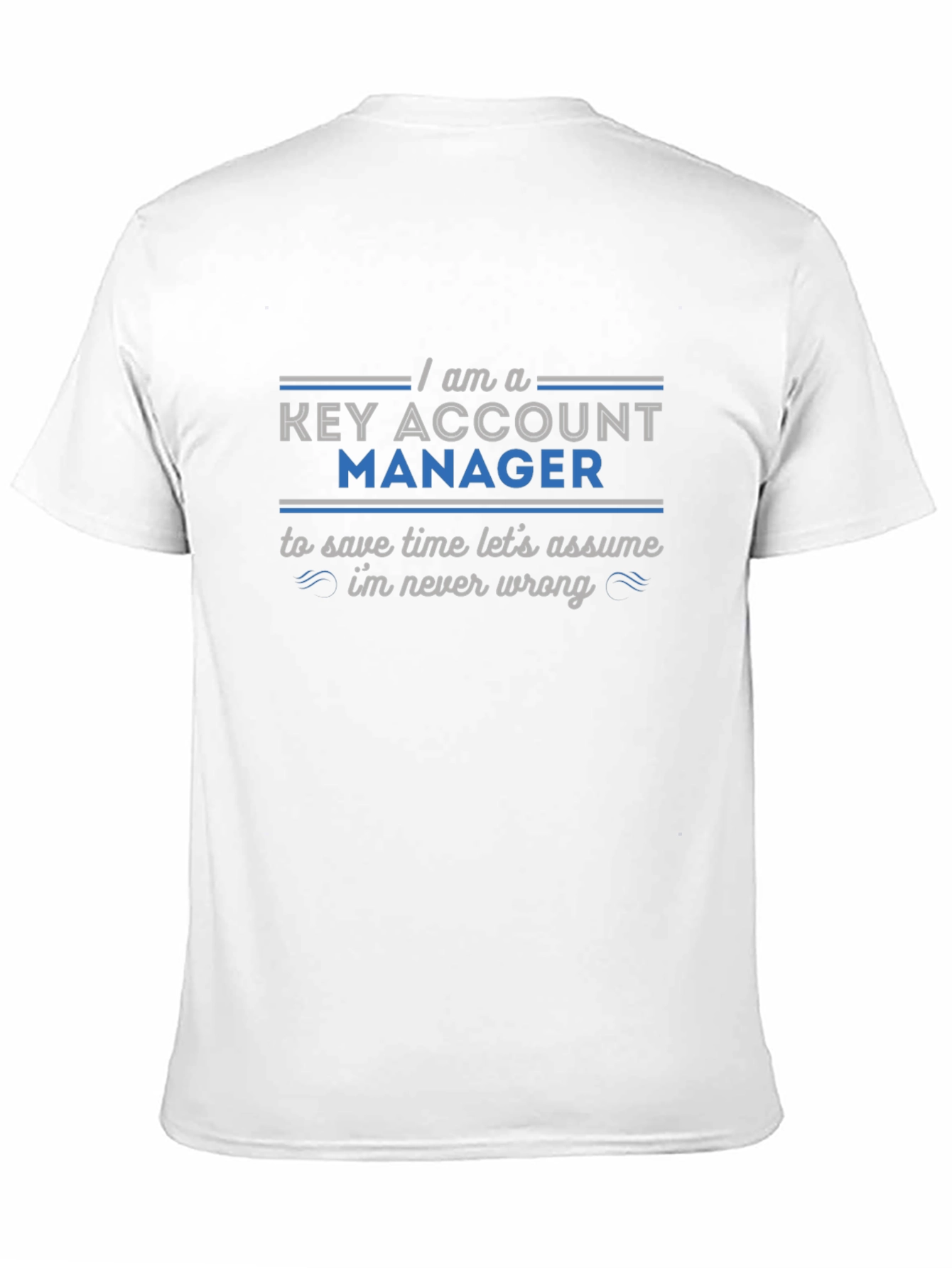 Black Key Account Manager Novelty Graphic Tee view 11