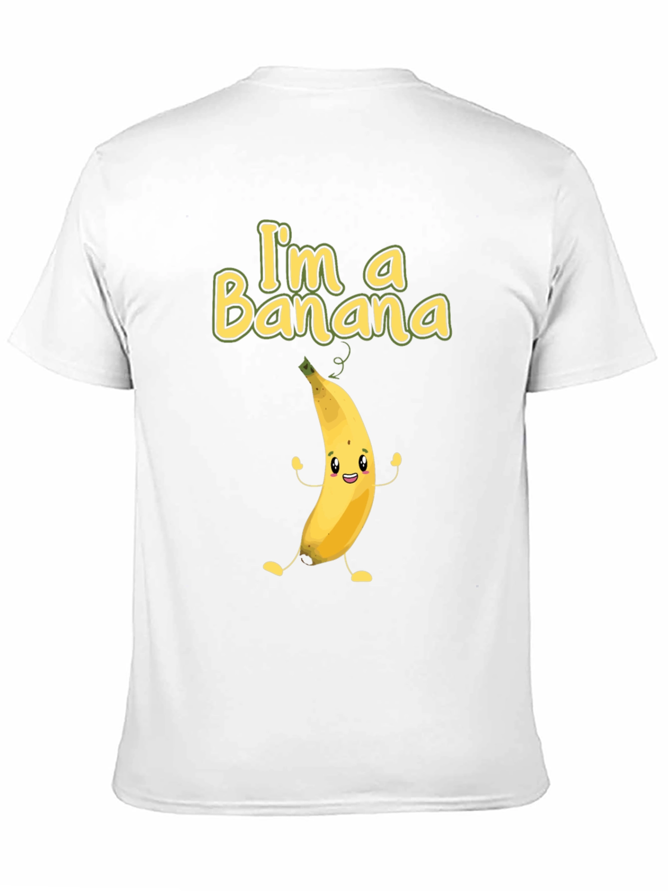 Black I'm a Banana Funny Graphic Tee view 11