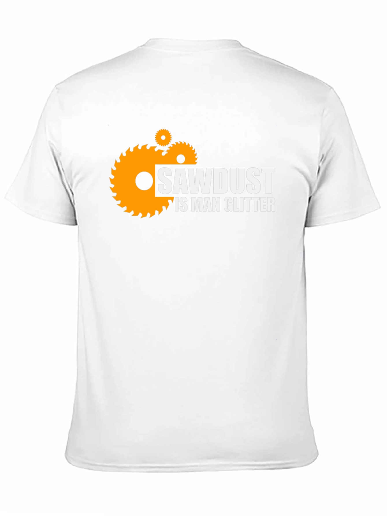 Black Sawdust is Man Glitter T-Shirt view 11