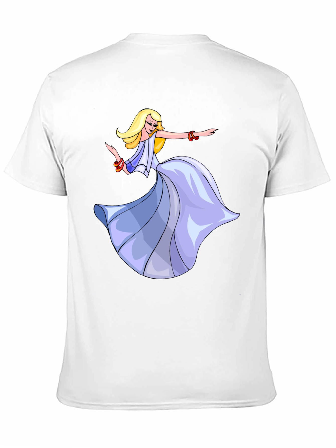 Black Dancing Woman Graphic Black Tee view 11