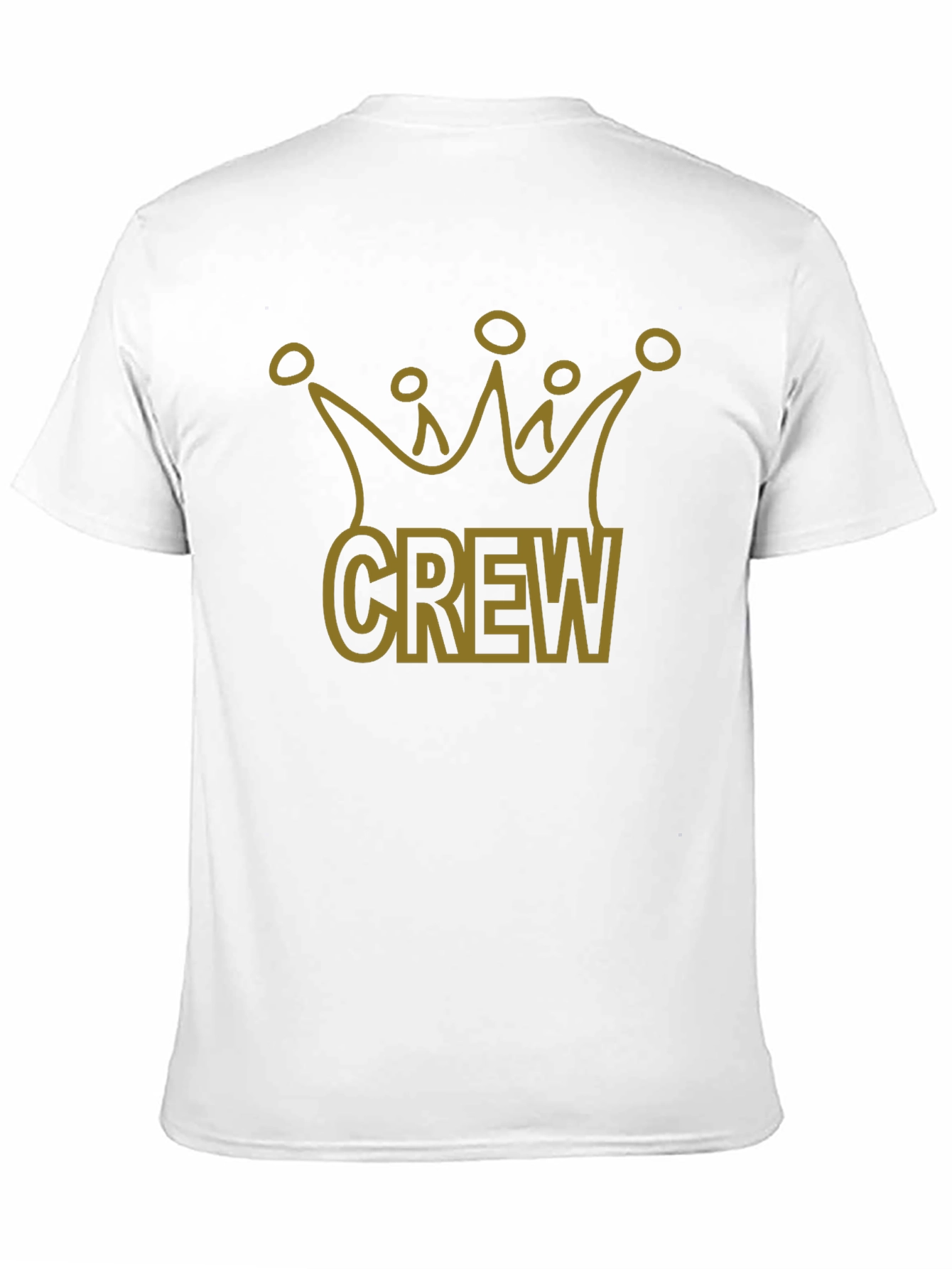 Black Crew Crown Graphic Tee - Stylish Men's Black T-Shirt view 11