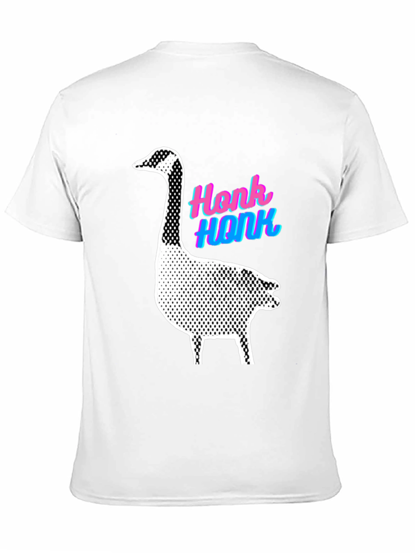 Black Honk Goose Black T-Shirt - Fun Animal Graphic Tee view 11