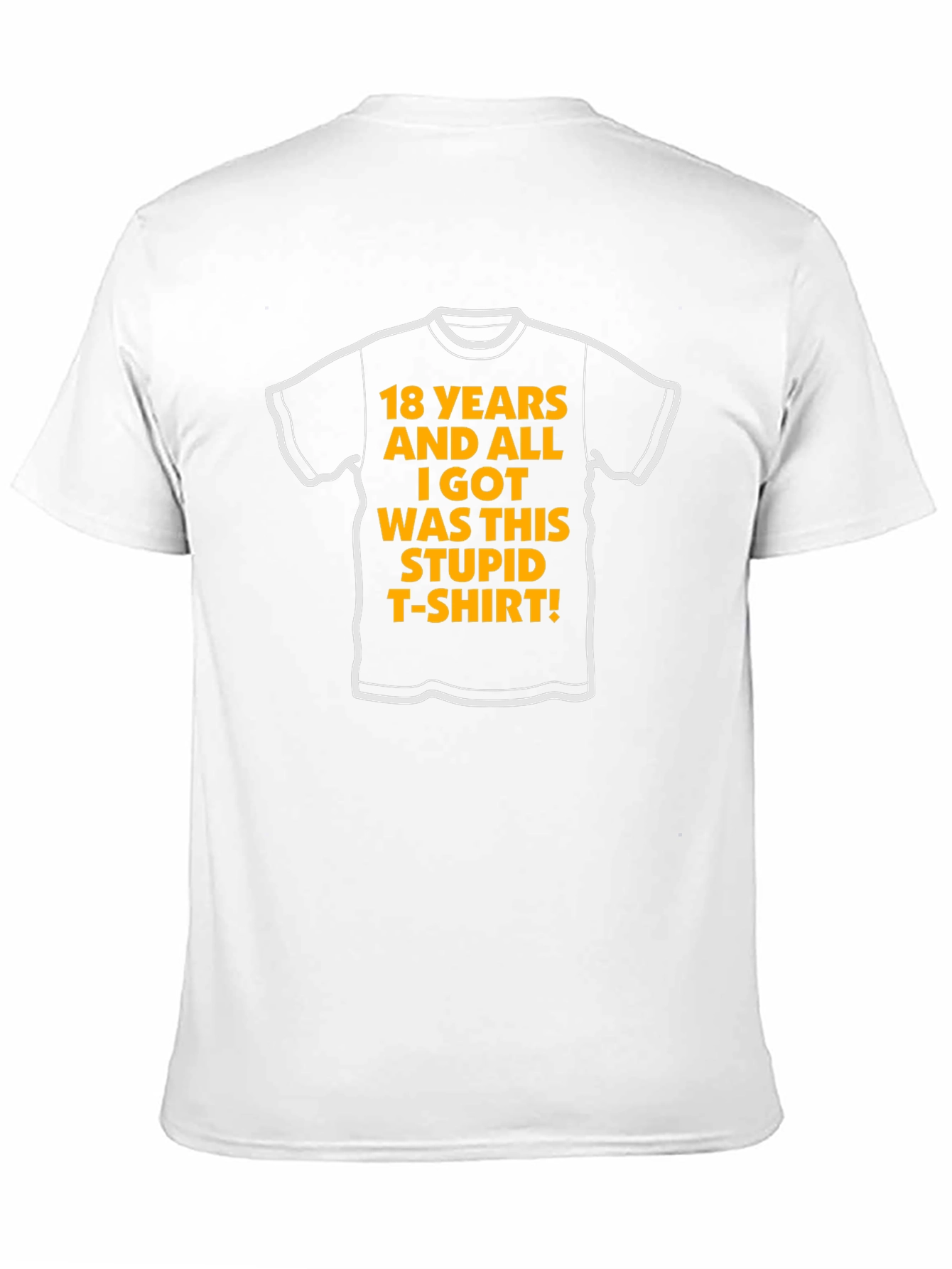 Black Funny 18th Birthday Graphic T-Shirt view 11