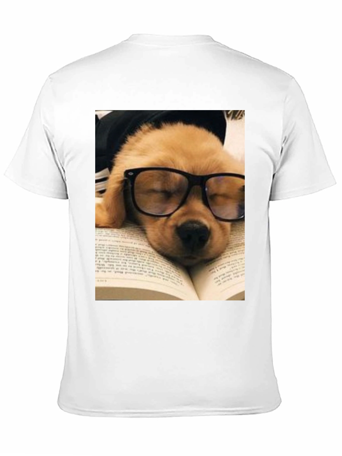 Black Bookworm Pup T-Shirt view 11