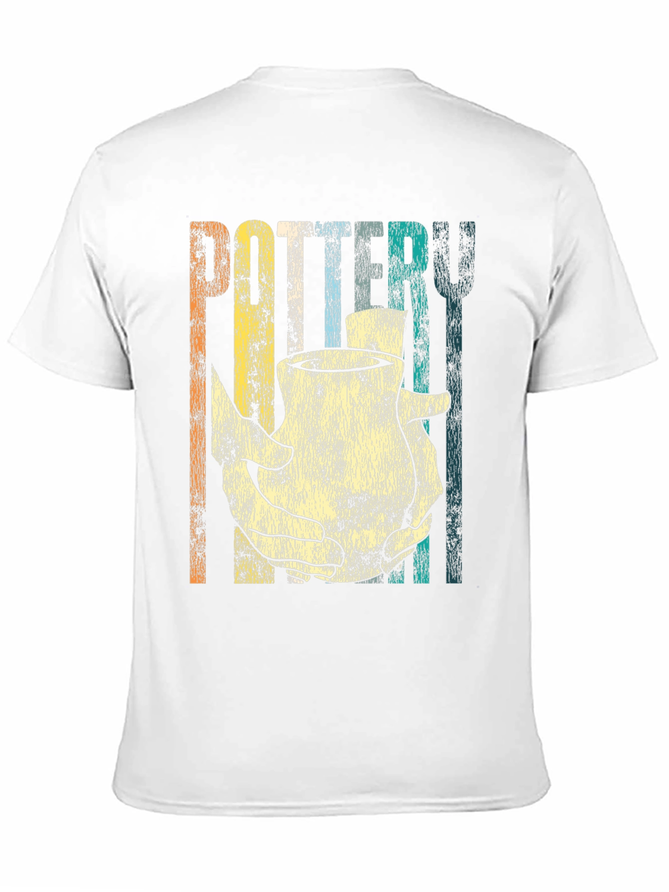 Black Retro Pottery T-Shirt for Craft Lovers view 11