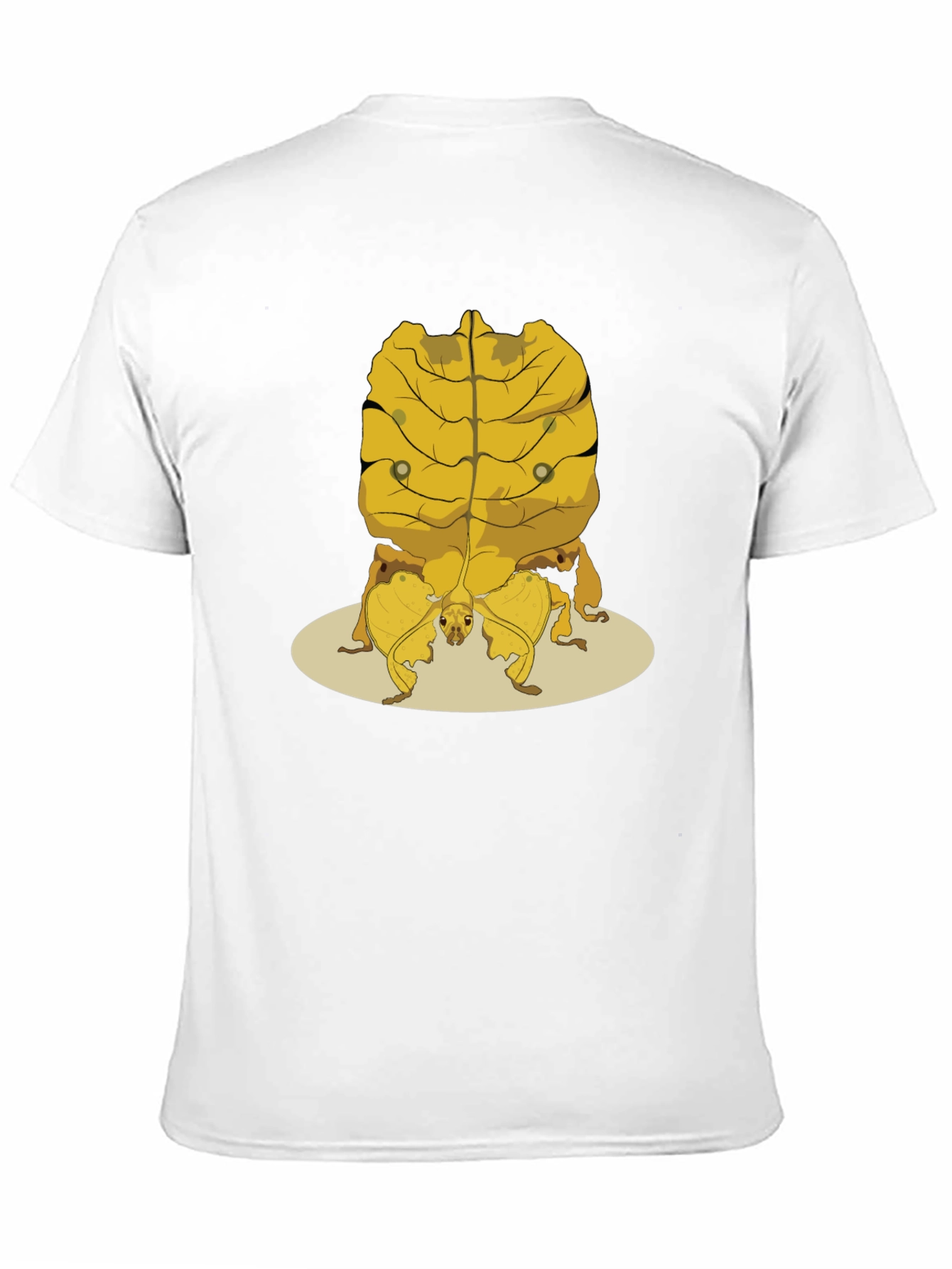 Black Leaf Insect Graphic Tee - Novelty Nature Shirt view 11
