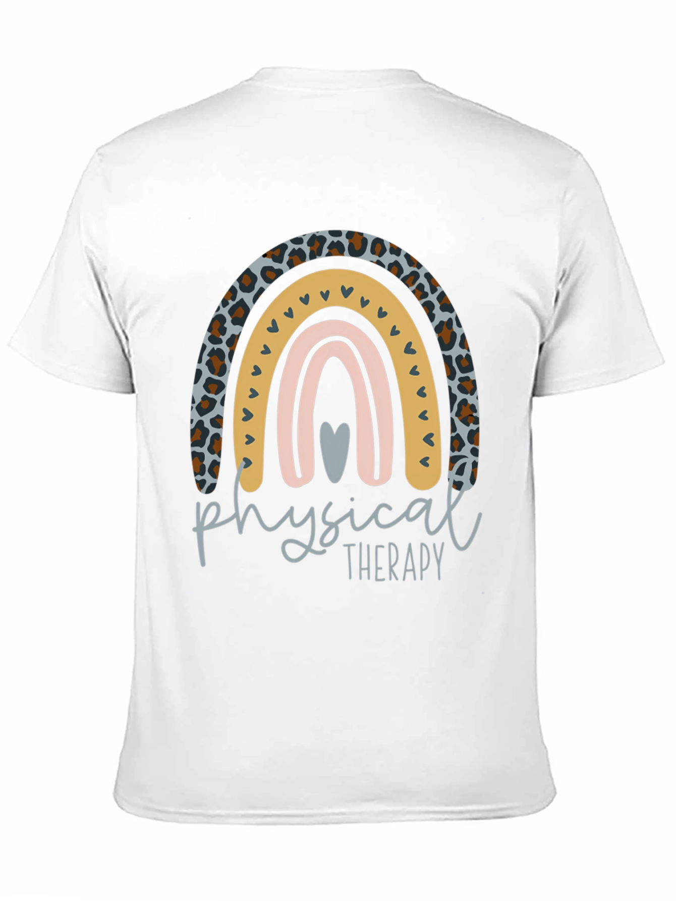 Black Physical Therapy Rainbow Graphic Tee view 11