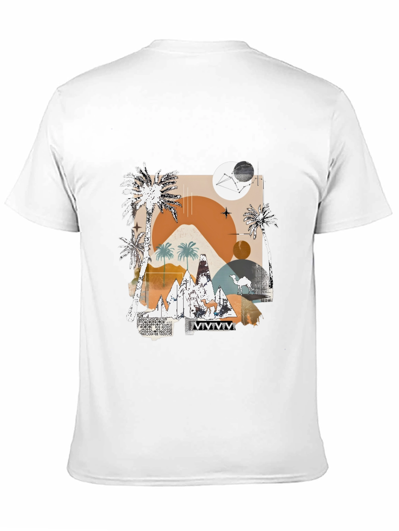 Black Desert Graphic Tee - Modern Abstract Design view 11
