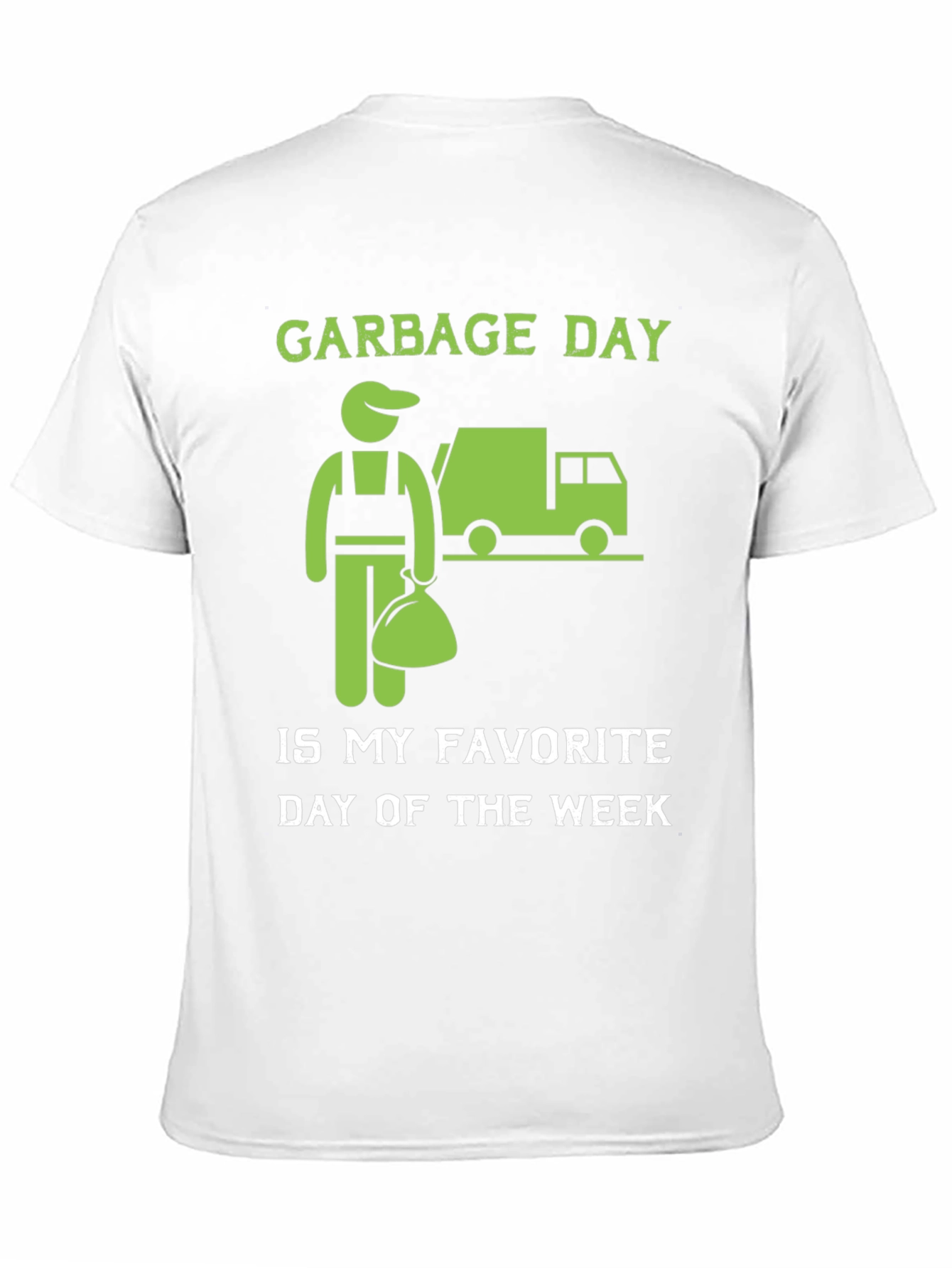 Black Garbage Day T-Shirt - Favorite Day of the Week view 11
