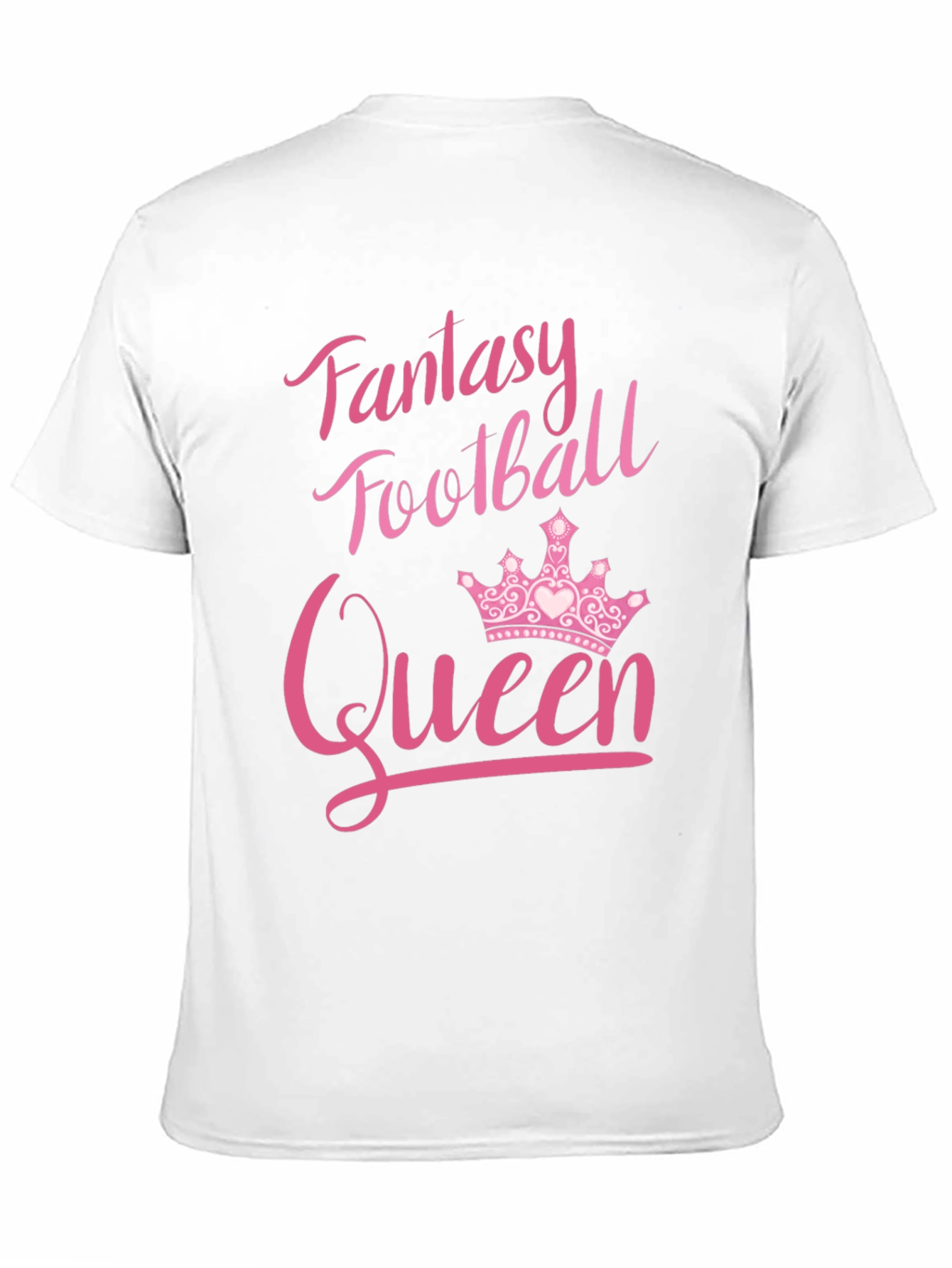 Black Fantasy Football Queen T-Shirt view 11