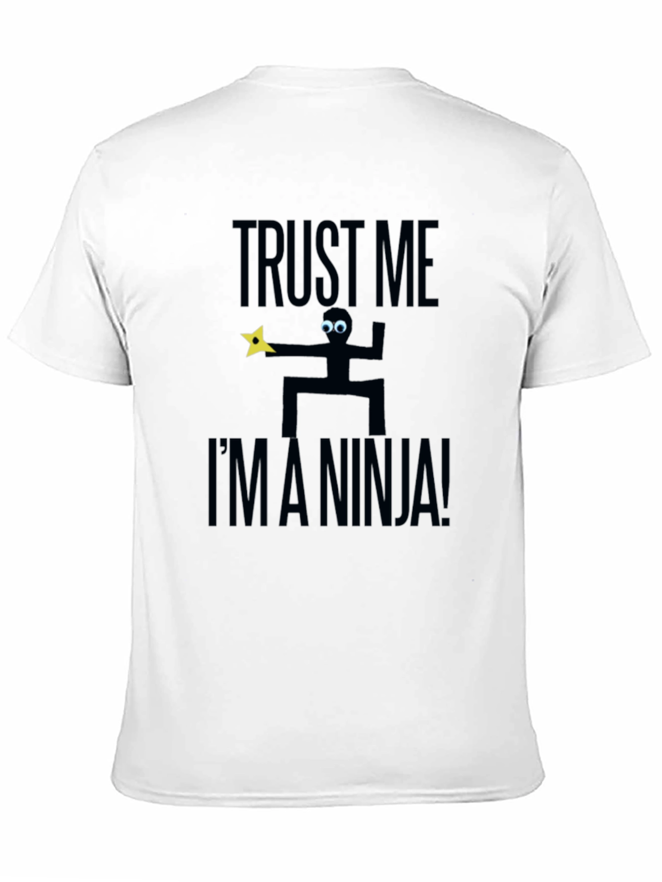 Black Trust Me I'm A Ninja Graphic T-Shirt view 11