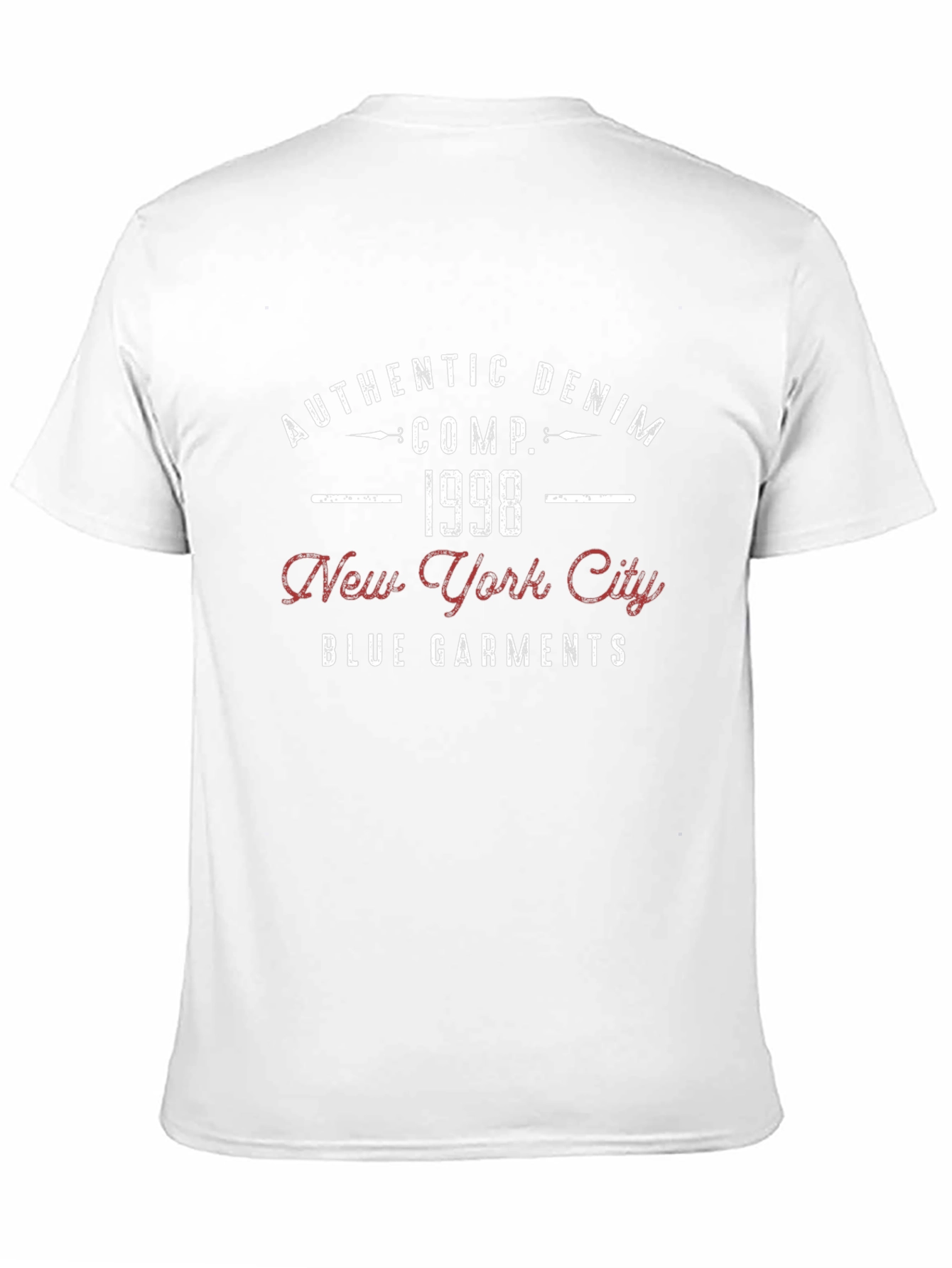Black Authentic Denim T-Shirt - New York City Garments - 1998 view 11