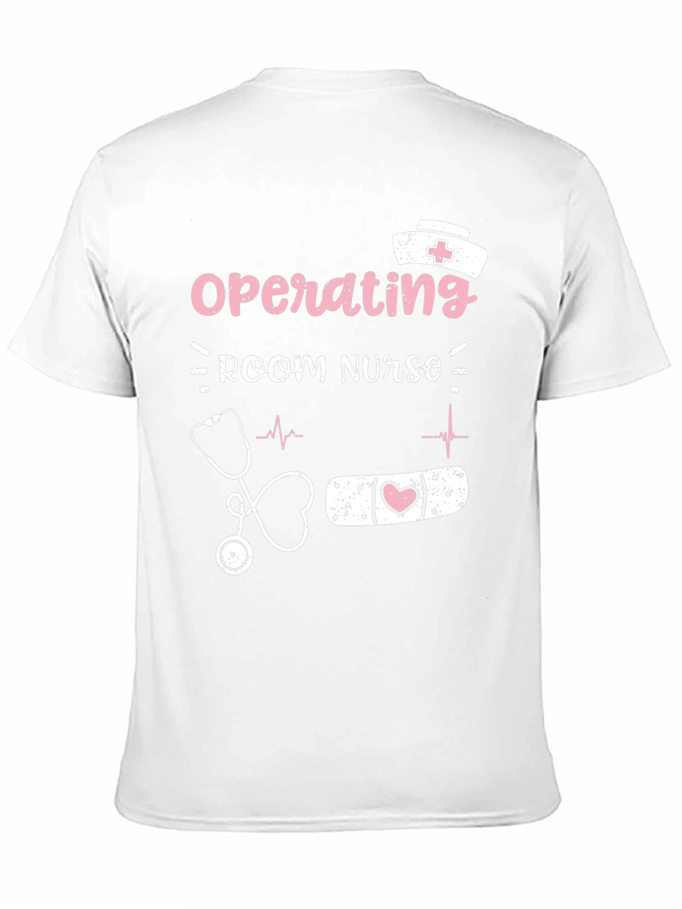 Black Operating Room Nurse T-Shirt - Medical Profession Apparel view 11