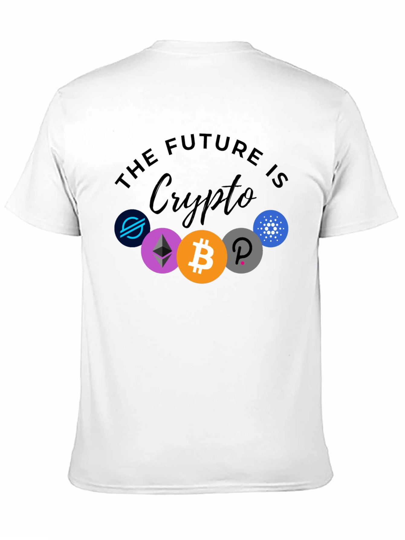 Black The Future is Crypto Black Graphic Tee view 11