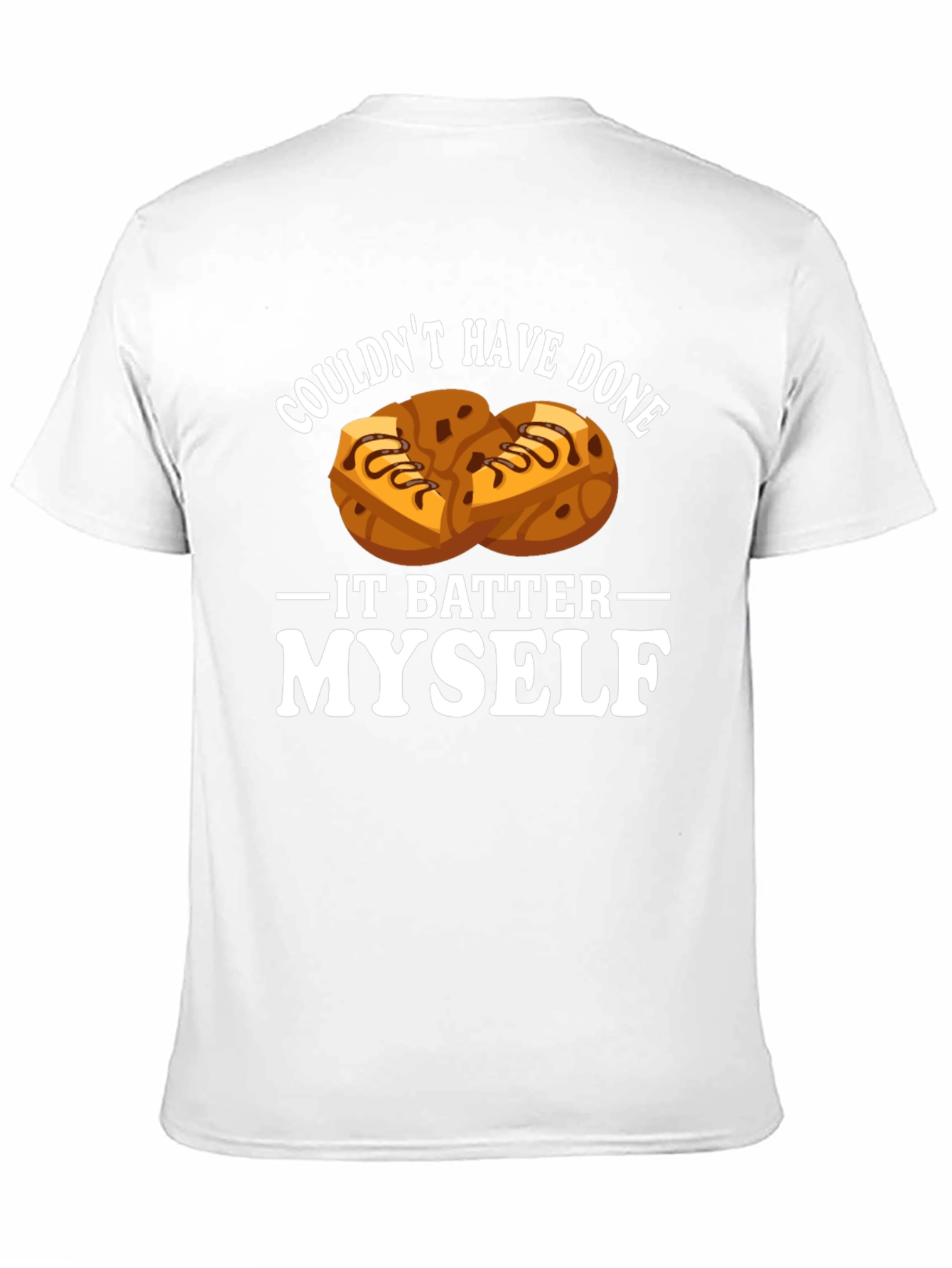 Black Funny Baking T-Shirt - Couldn't Have Done It Batter Myself! view 11