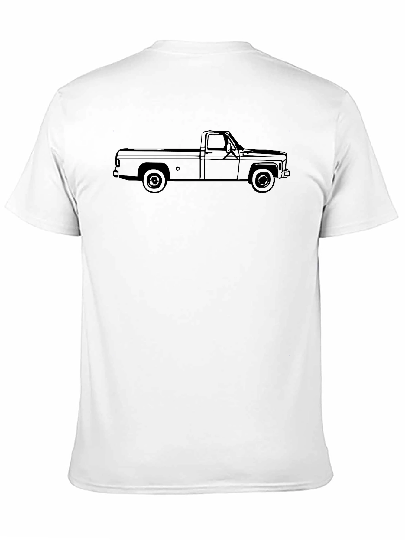 Black Vintage Truck Graphic Tee - Black view 11