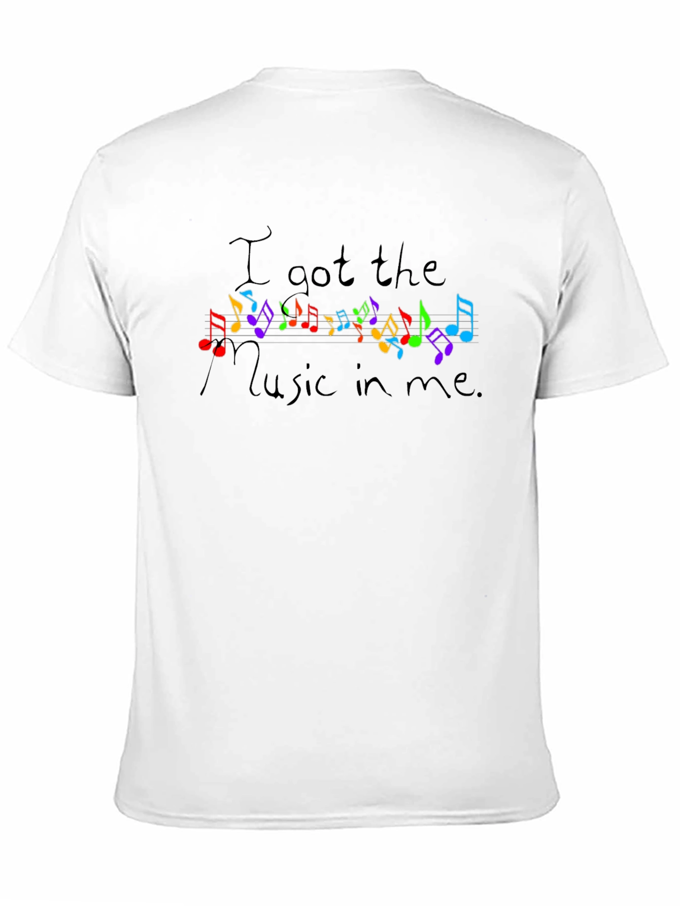 Black Music in Me Black Graphic T-Shirt view 11