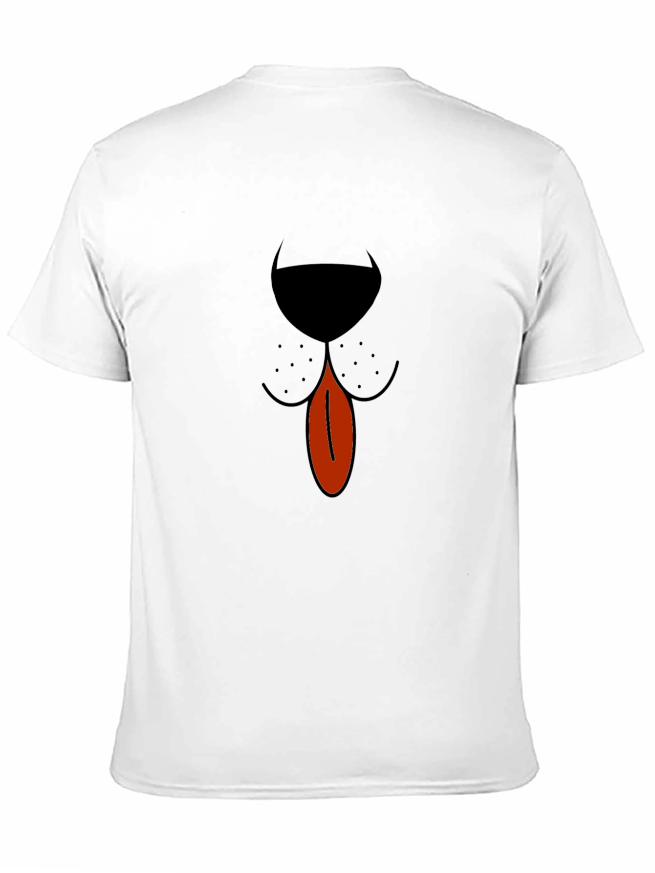 Black Dog Face Graphic Tee - Cute Animal Lover Shirt view 11