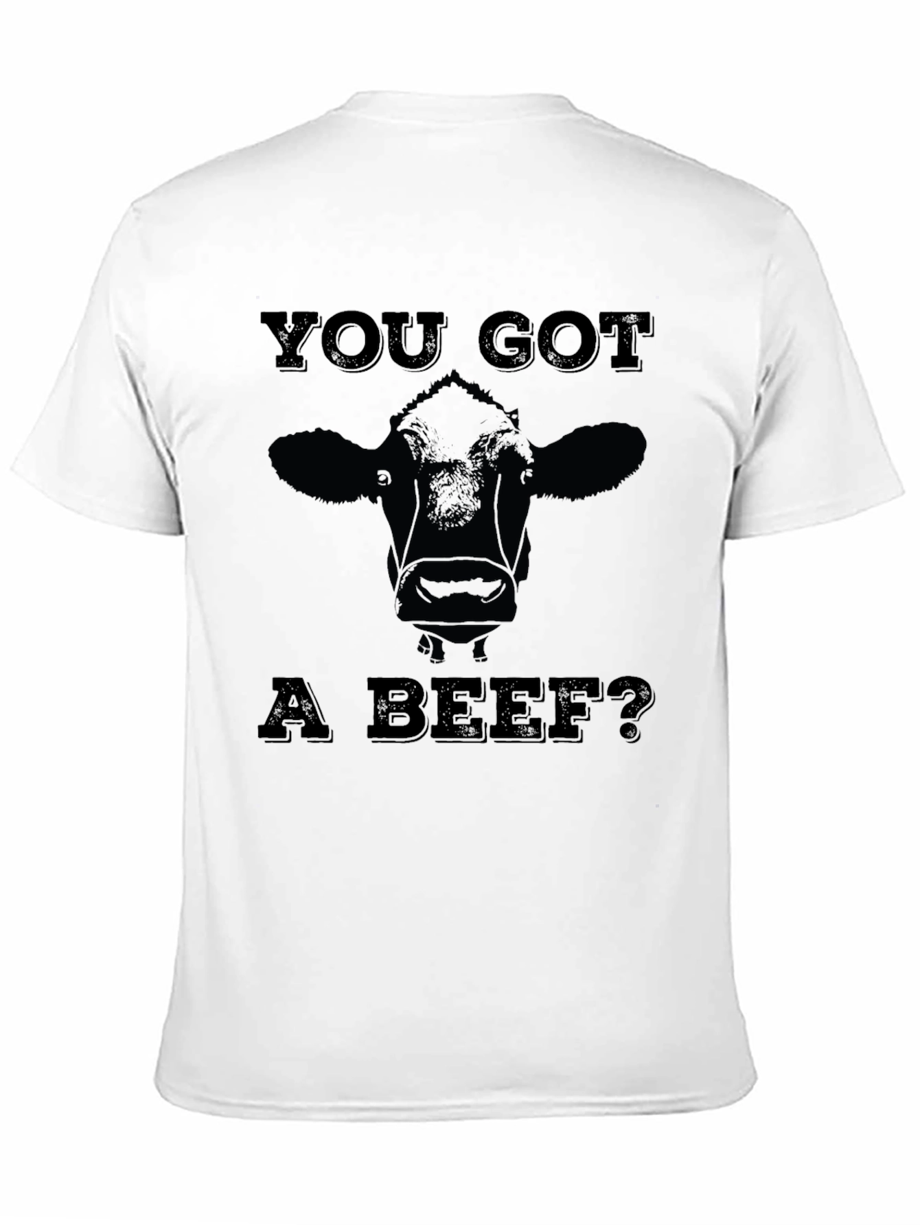 Black You Got A Beef? Graphic Tee - Black view 11