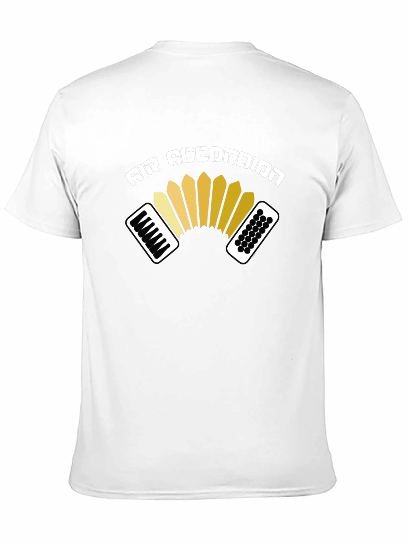 Black Air Accordion T-Shirt - Music Lover Tee view 11