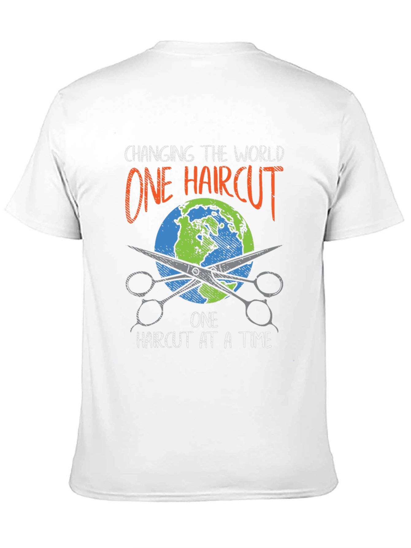 Black Changing the World One Haircut at a Time T-Shirt view 11