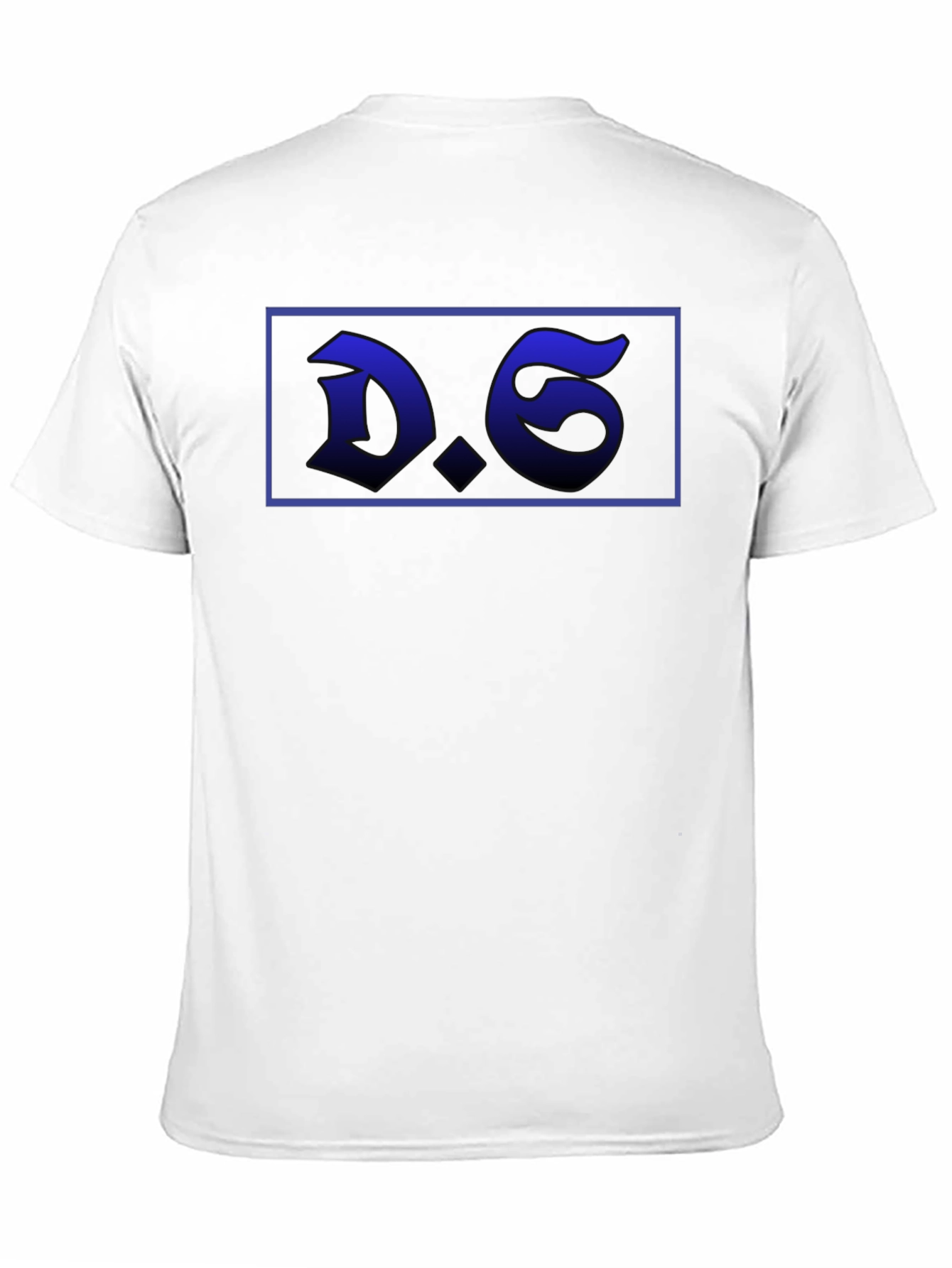 Black D.6. Graphic Tee - Bold Black Cotton Blend T-Shirt view 11