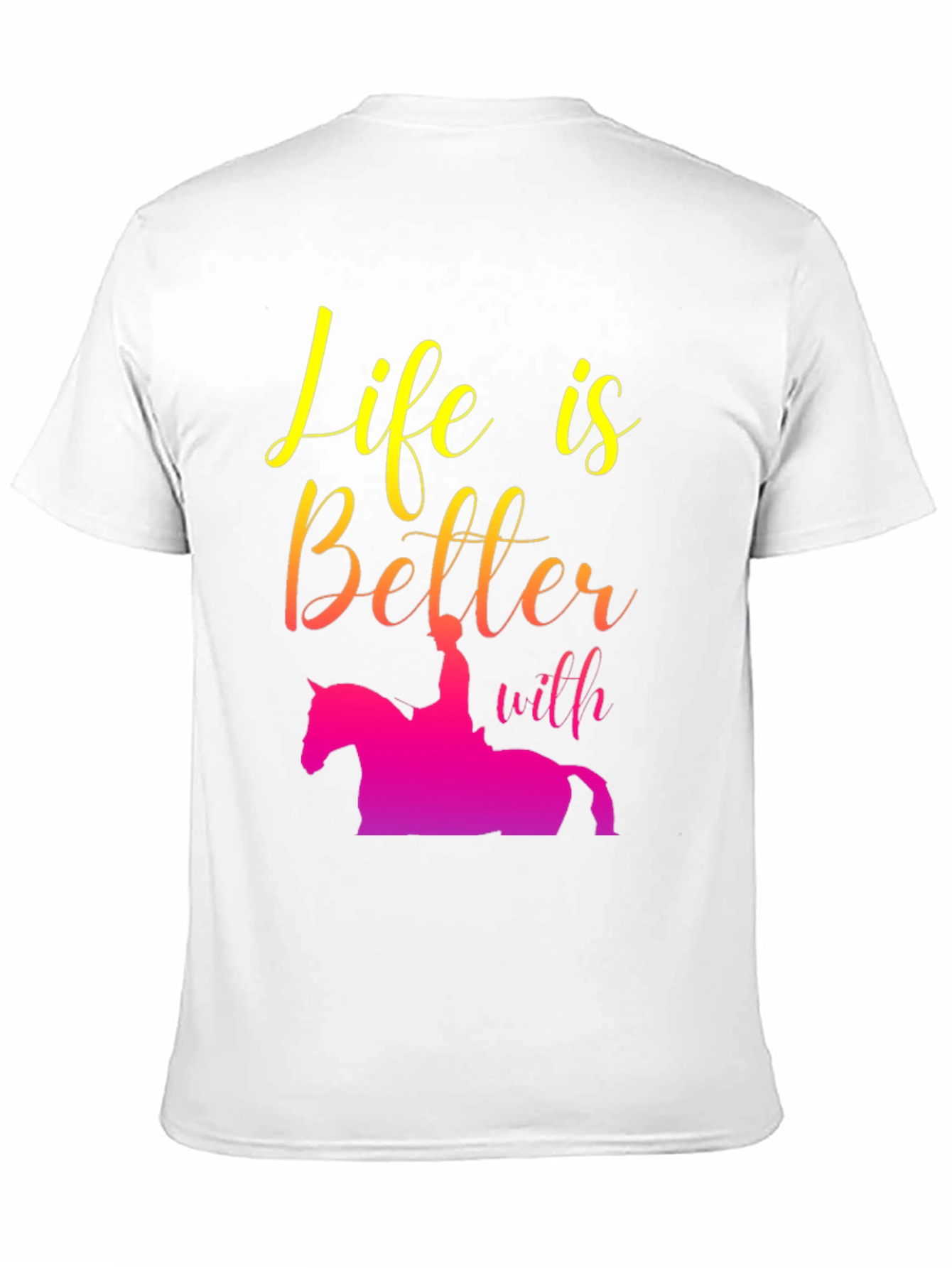 Black Life is Better with Horse Riding T-Shirt view 11