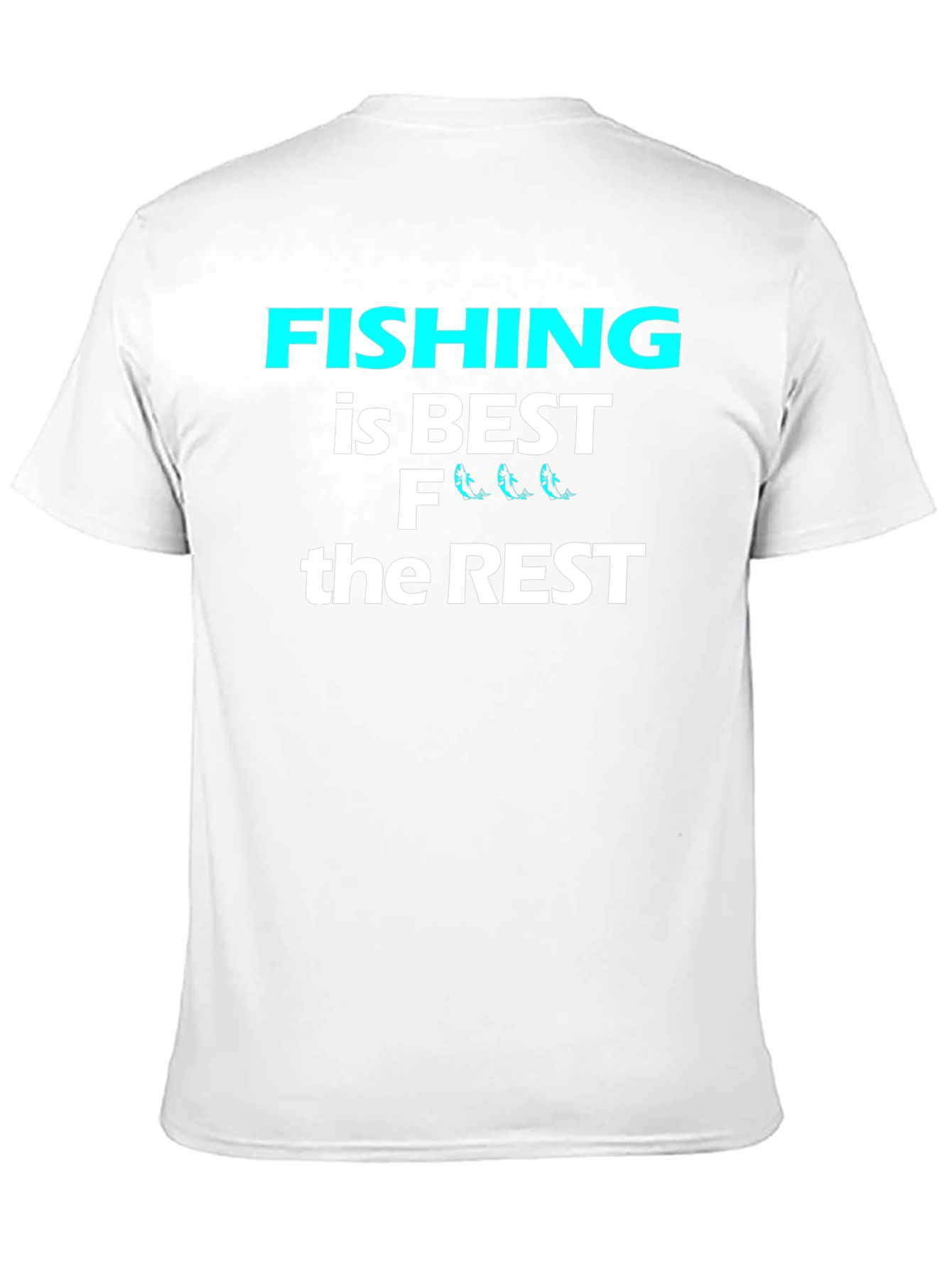 Black Funny Fishing is Best T-Shirt view 11
