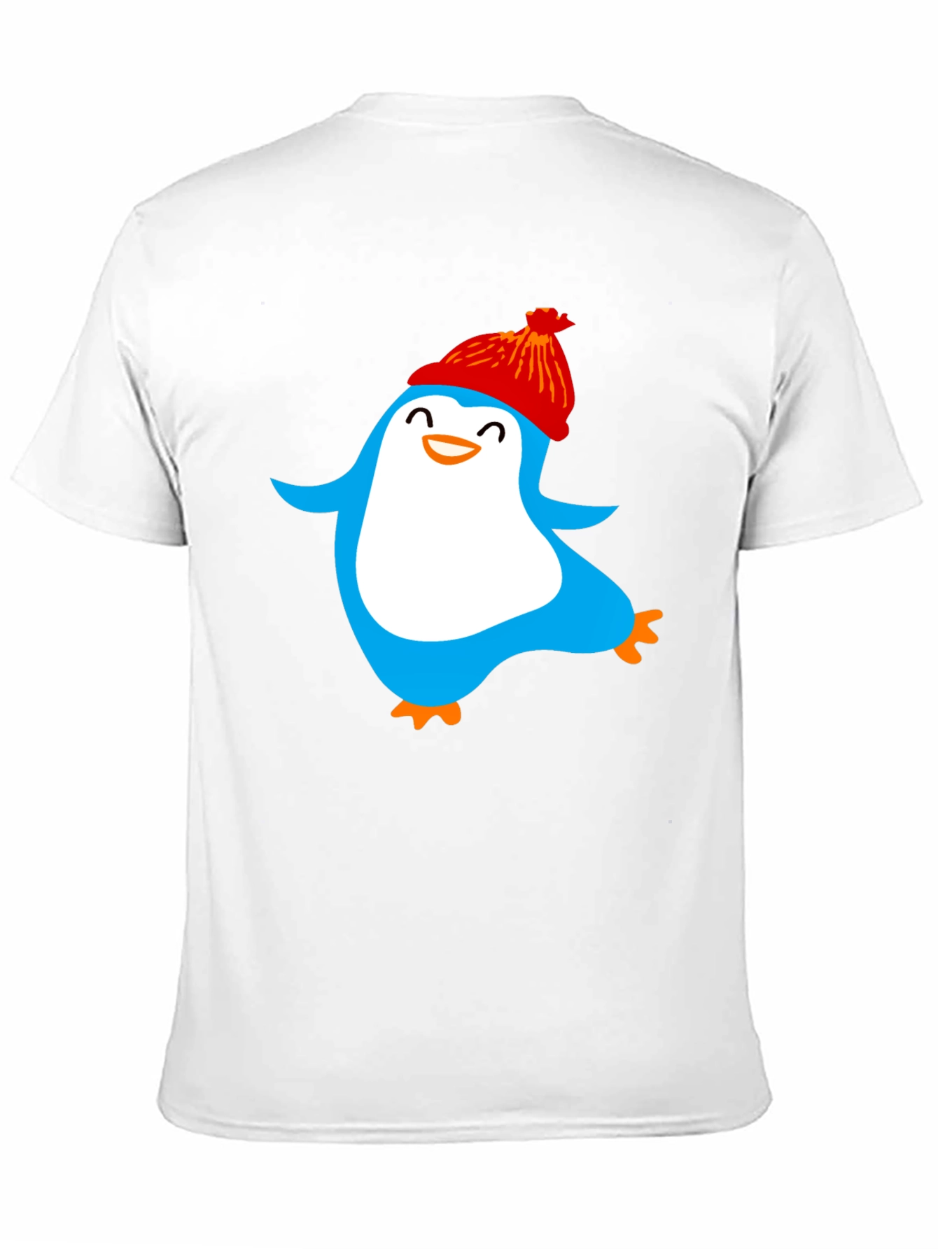 Black Fun Penguin Graphic Tee - Cozy Winter Style view 11