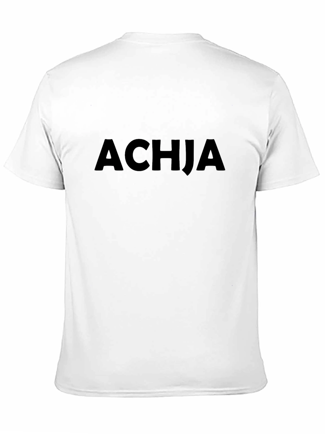 Black ACHJA Black Graphic Tee - Casual Comfort view 11