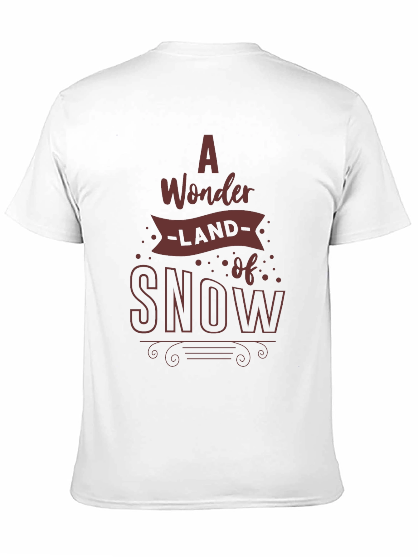 Black A Wonderland of Snow Graphic Tee view 11