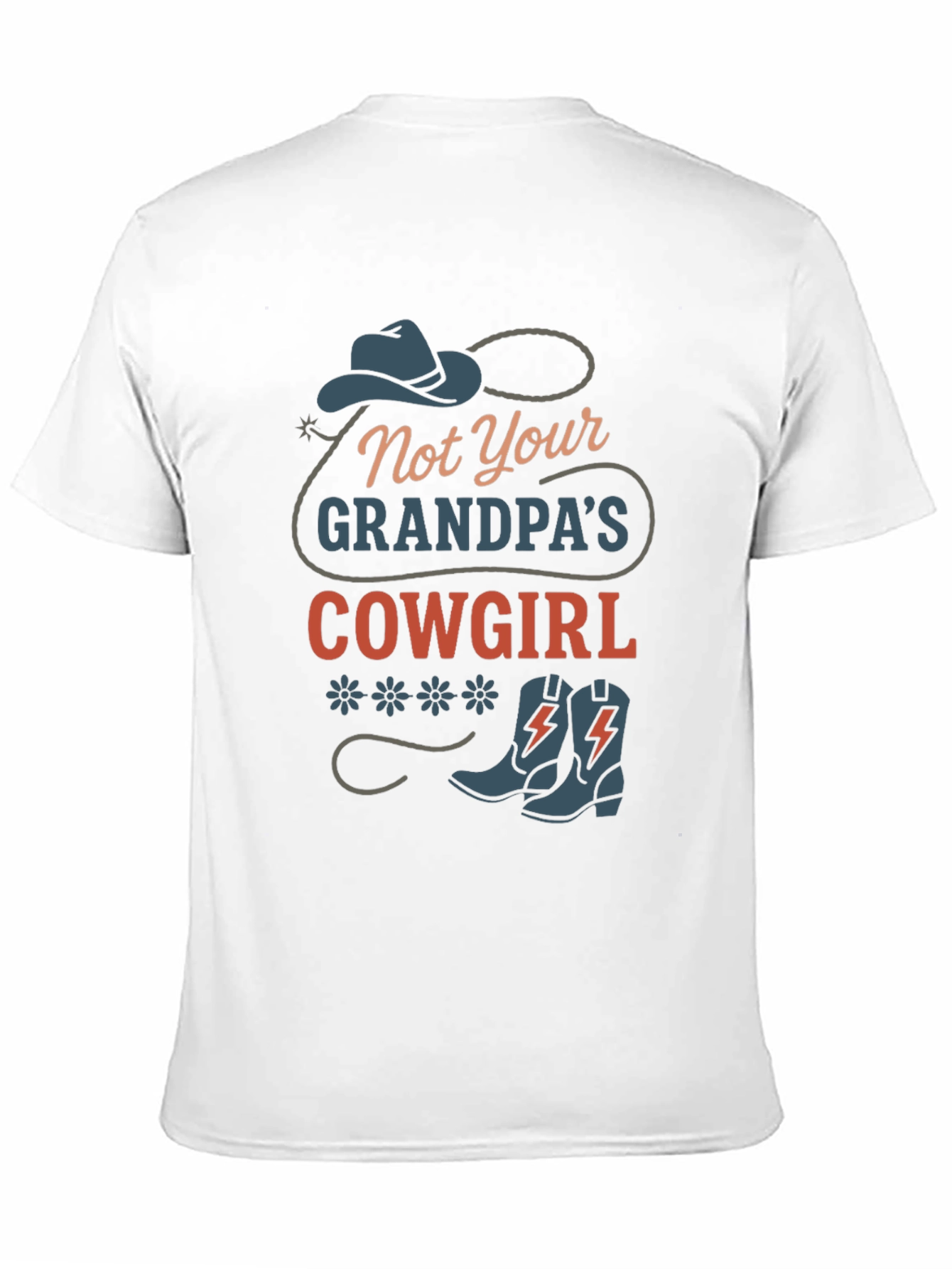 Black Not Your Grandpa's Cowgirl Graphic Tee view 11