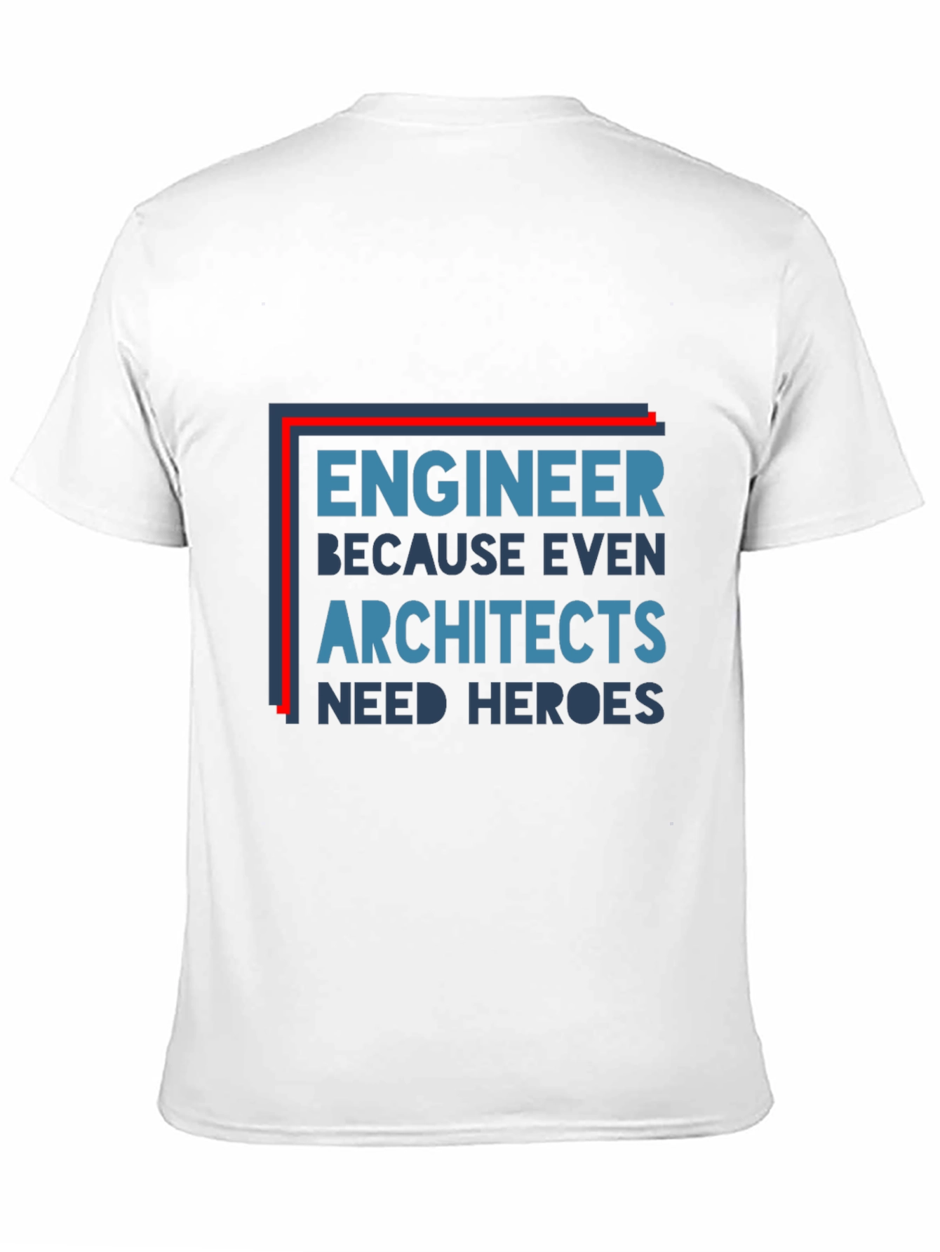 Black Engineer Hero Tee - Architect Appreciation Shirt view 11