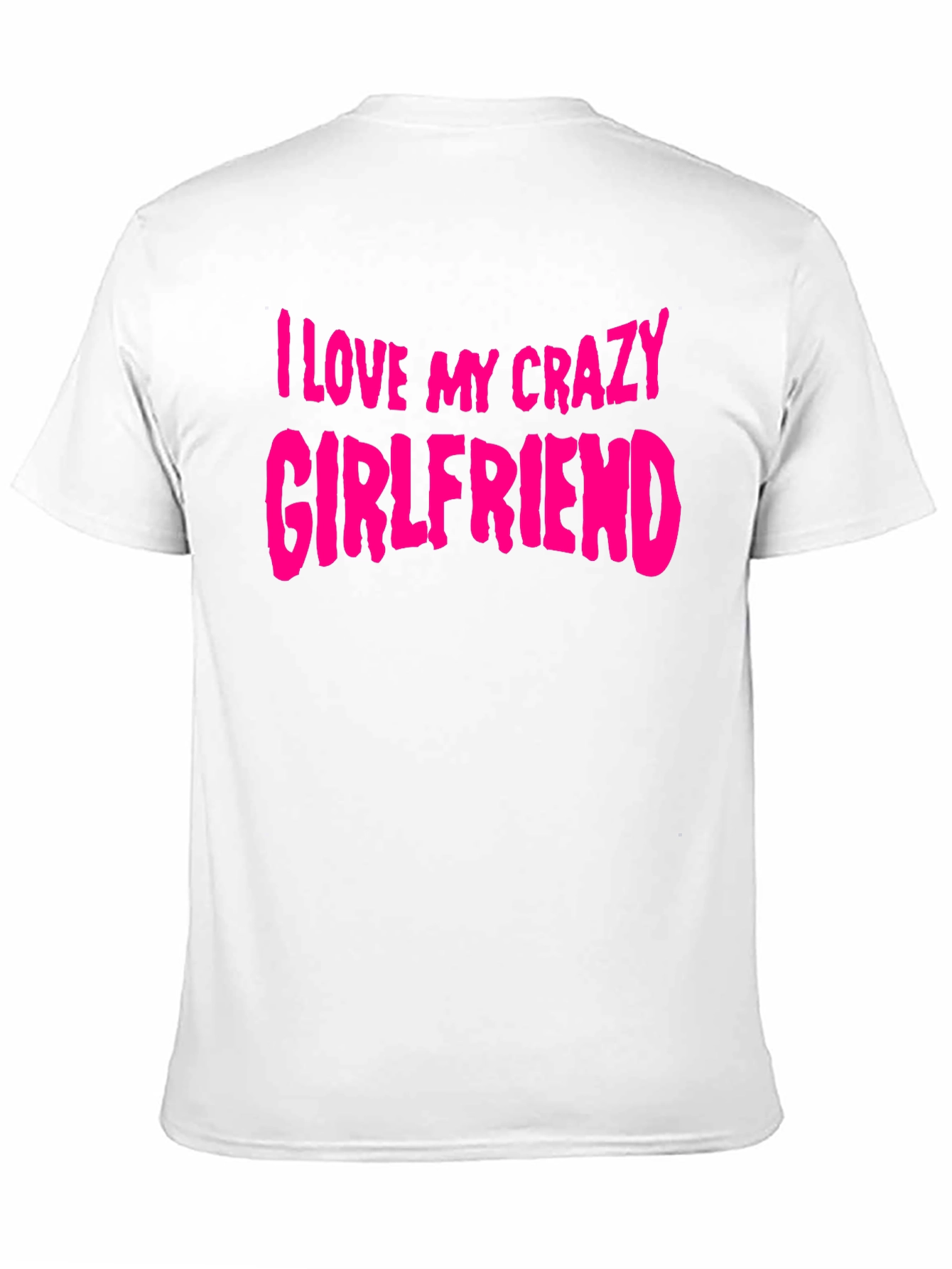 Black I Love My Crazy Girlfriend T-Shirt - Black view 11