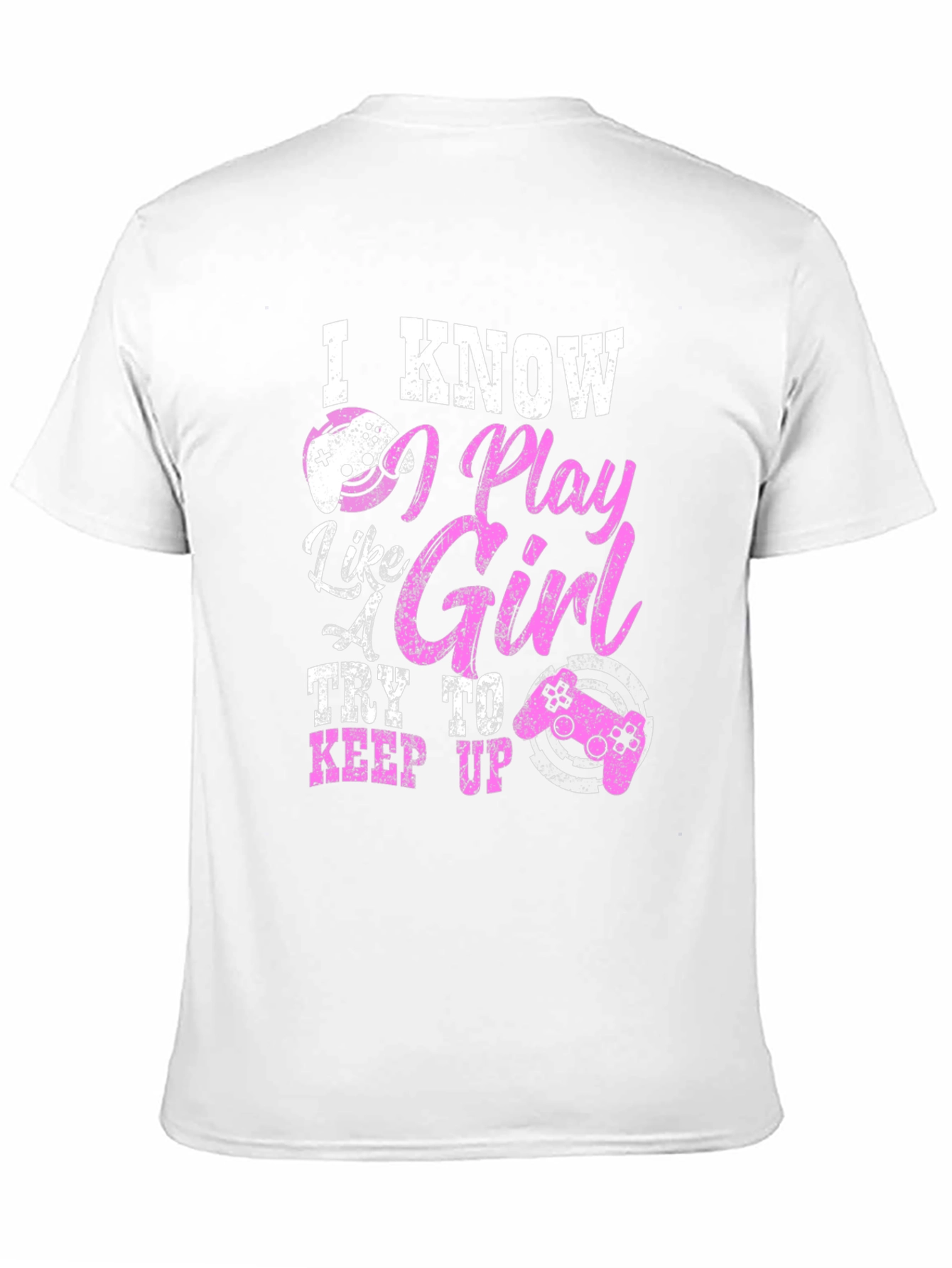 Black I Know I Play Like A Girl T-Shirt view 11